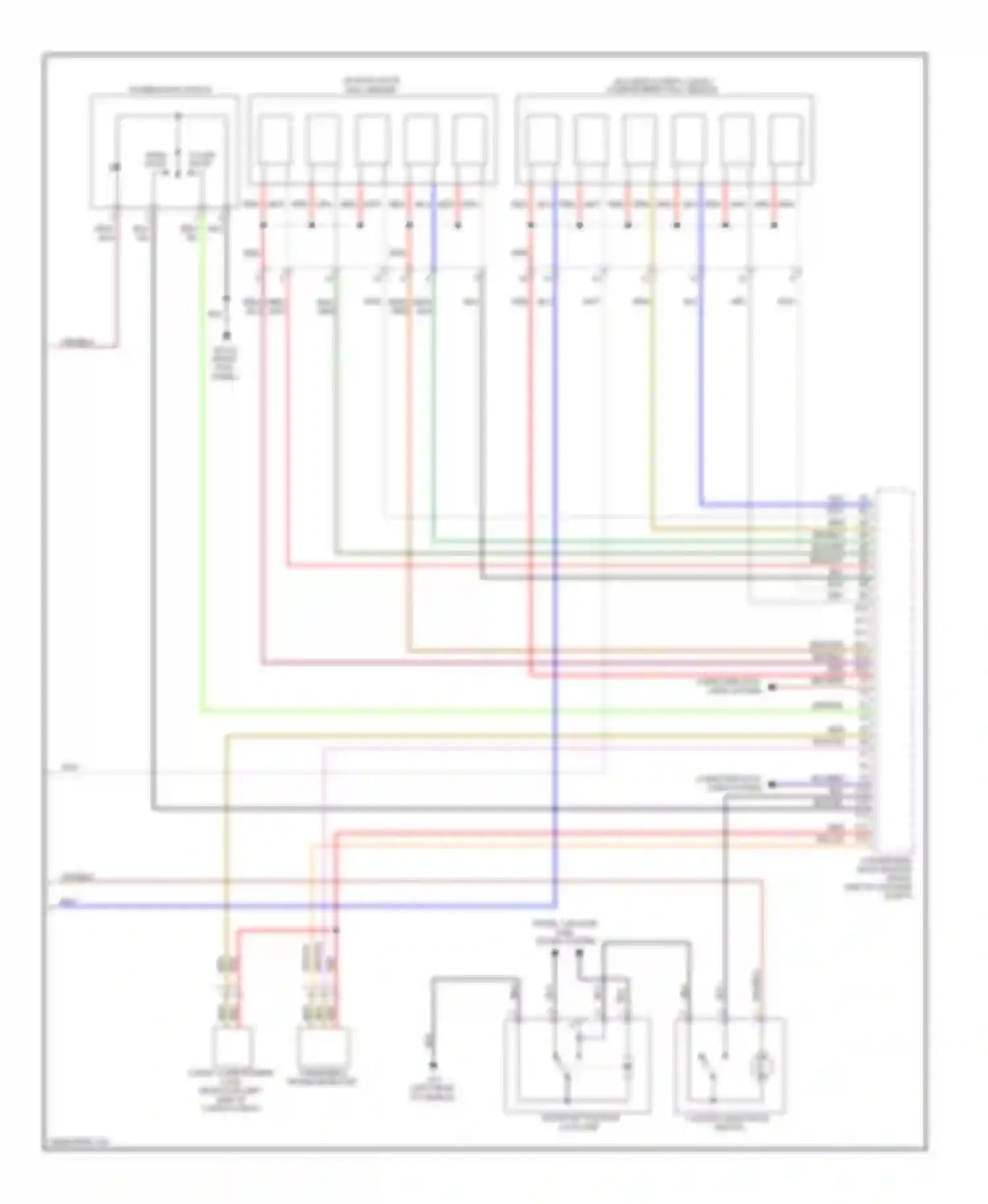Wiring diagram trunk lid/ tailgate lock unit for Volvo C70 II (2005-2009) (1 of 1)