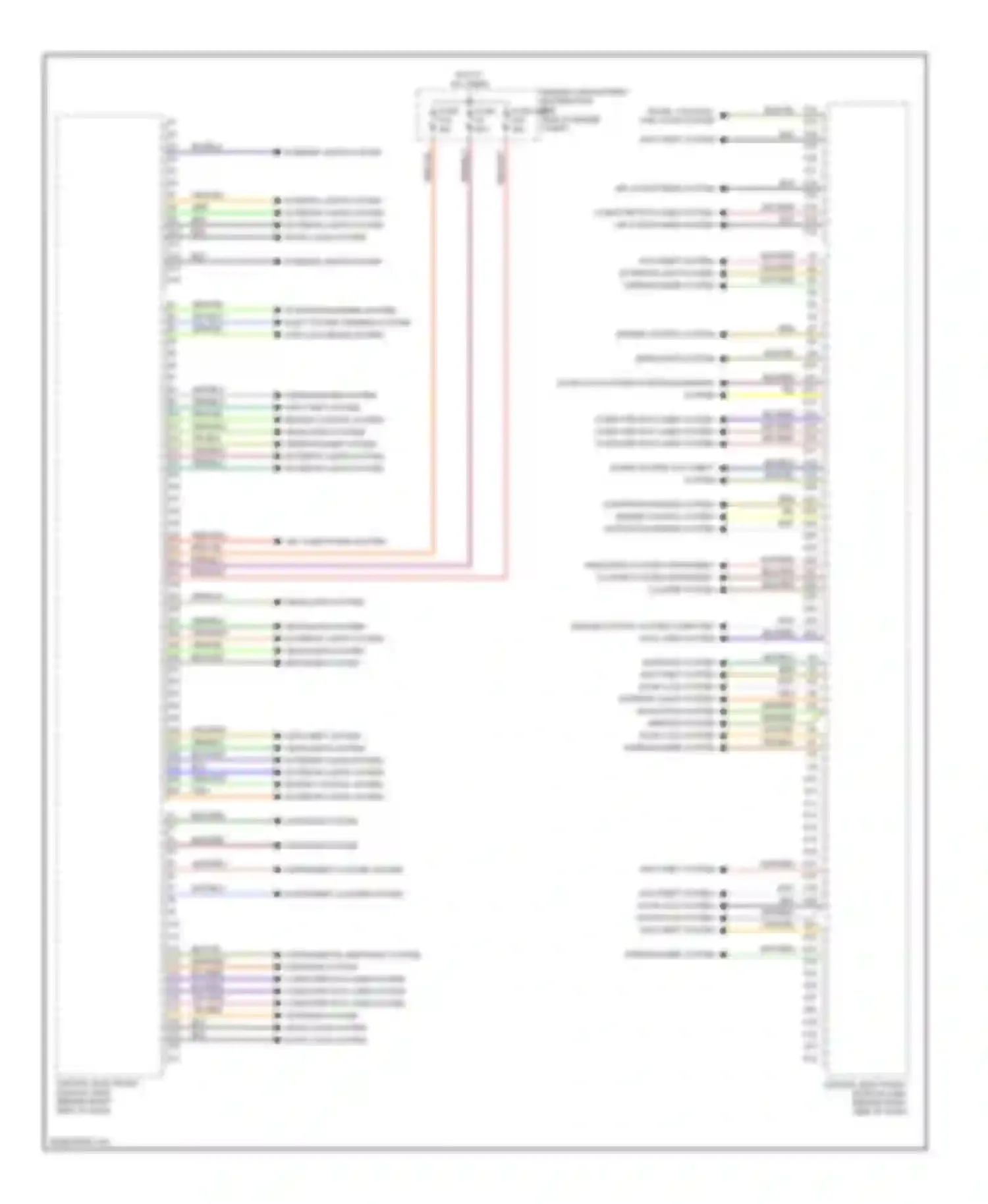 Wiring diagram yel/blk for Volvo C70 II (2005-2009) (2 of 10)