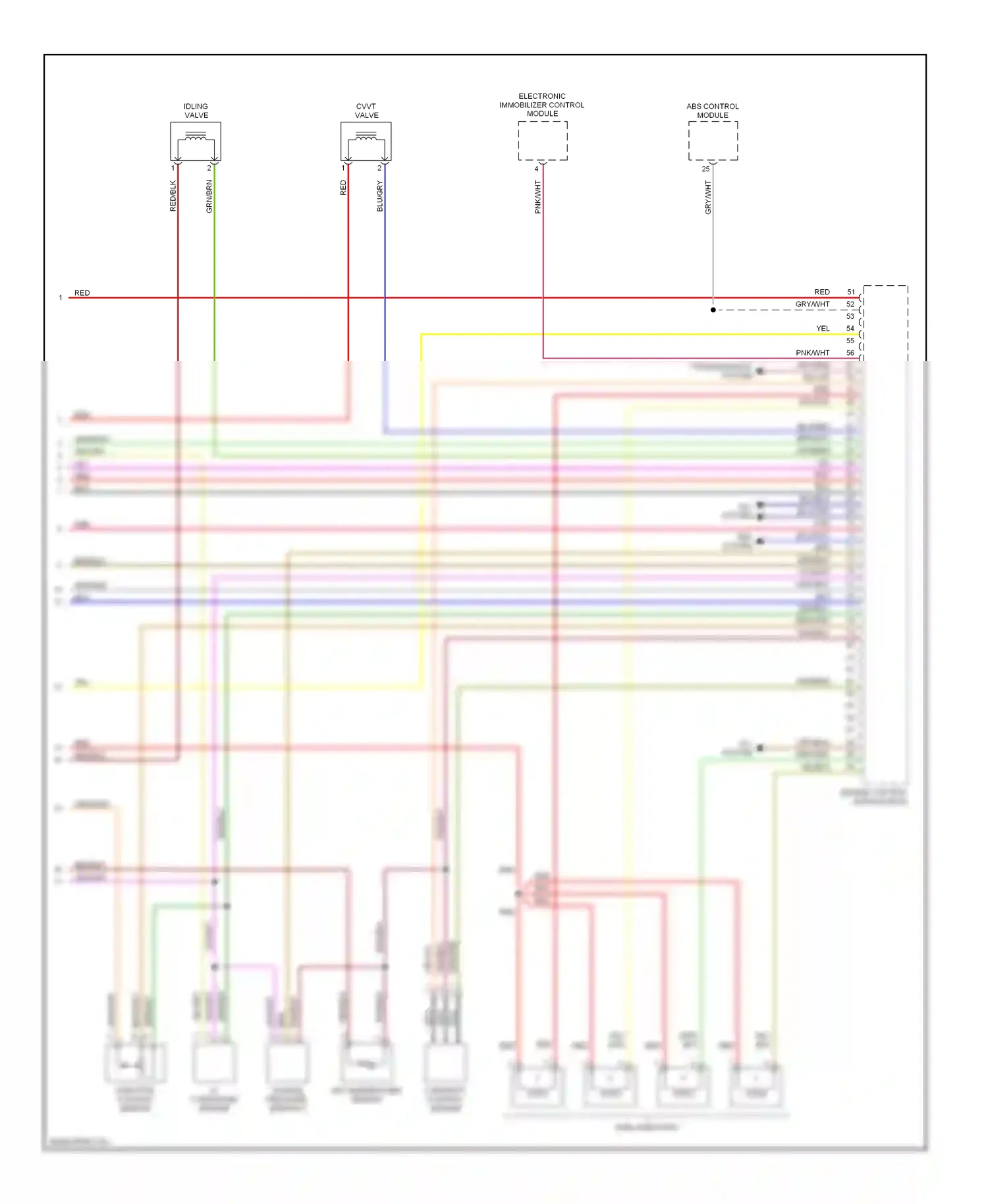 Volvo S40 I facelift (1999-2004) abs control module wiring diagram  (5 of 5)