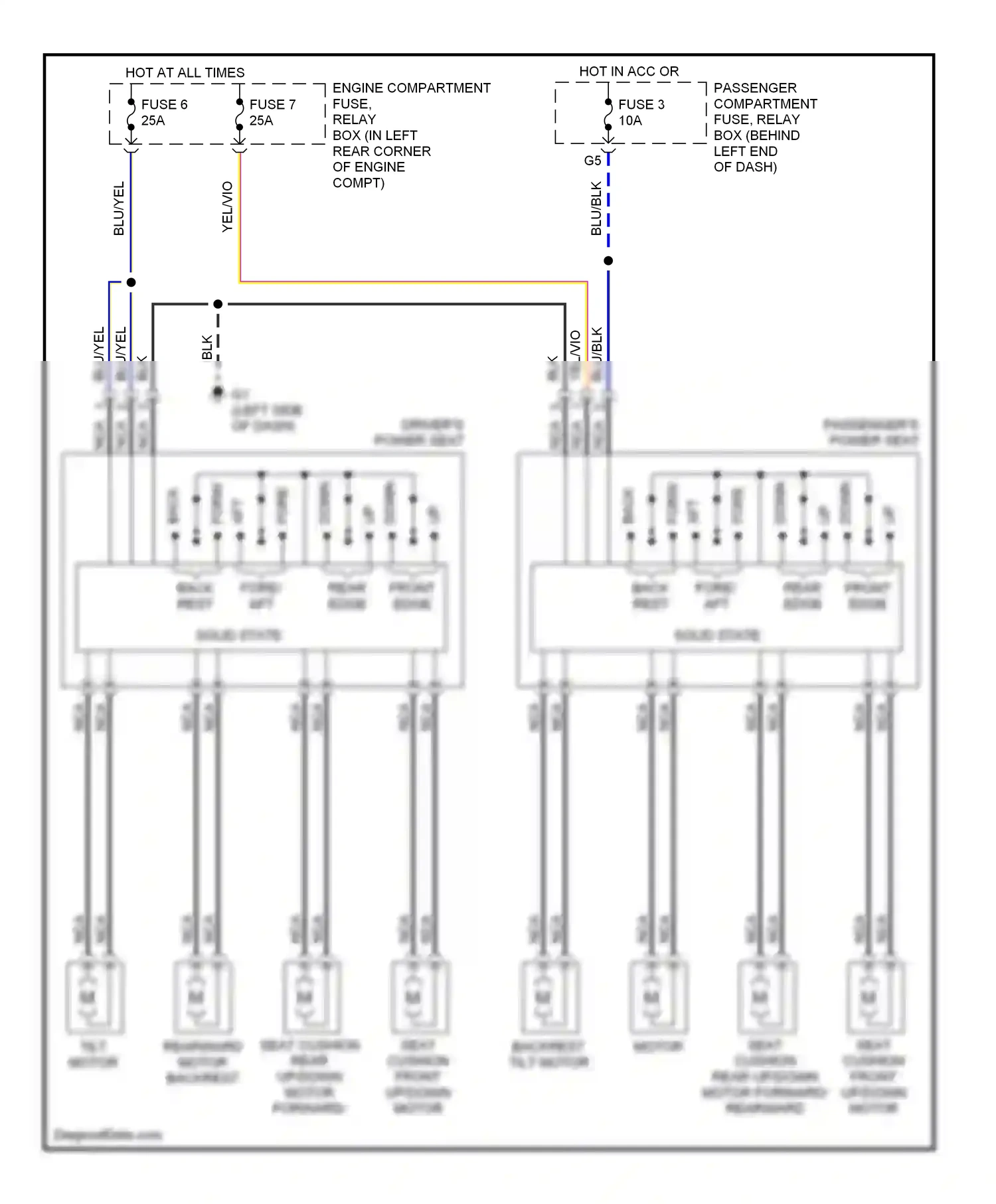 Volvo S40 I facelift (1999-2004) solid state wiring diagram  (4 of 8)