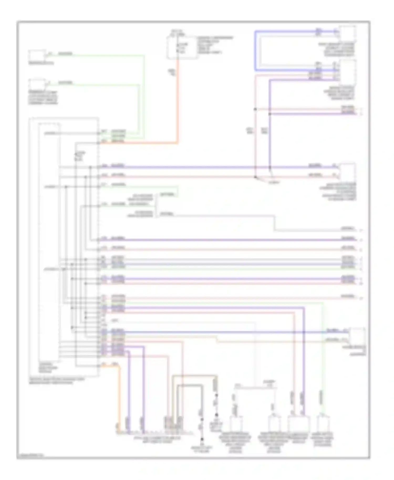 S40 Volvo II facelift (2007-2012): Computer data lines circuit (1 of 3)