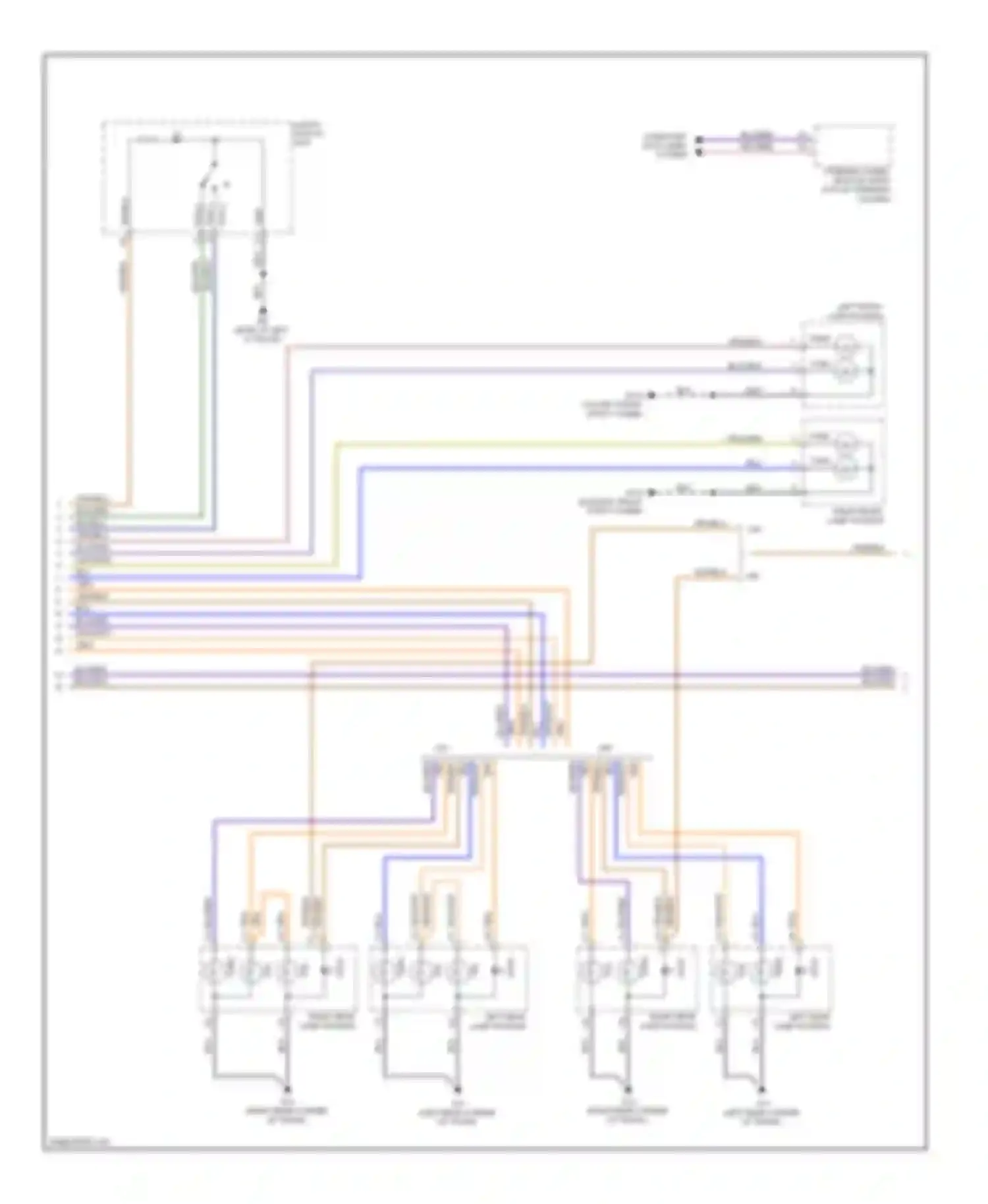 S40 Volvo II facelift (2007-2012): Exterior lamps circuit (2 of 3)