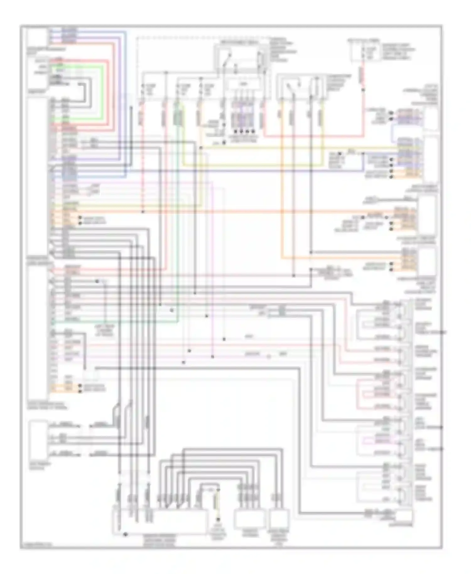 S40 Volvo II facelift (2007-2012): Radio circuit, premium