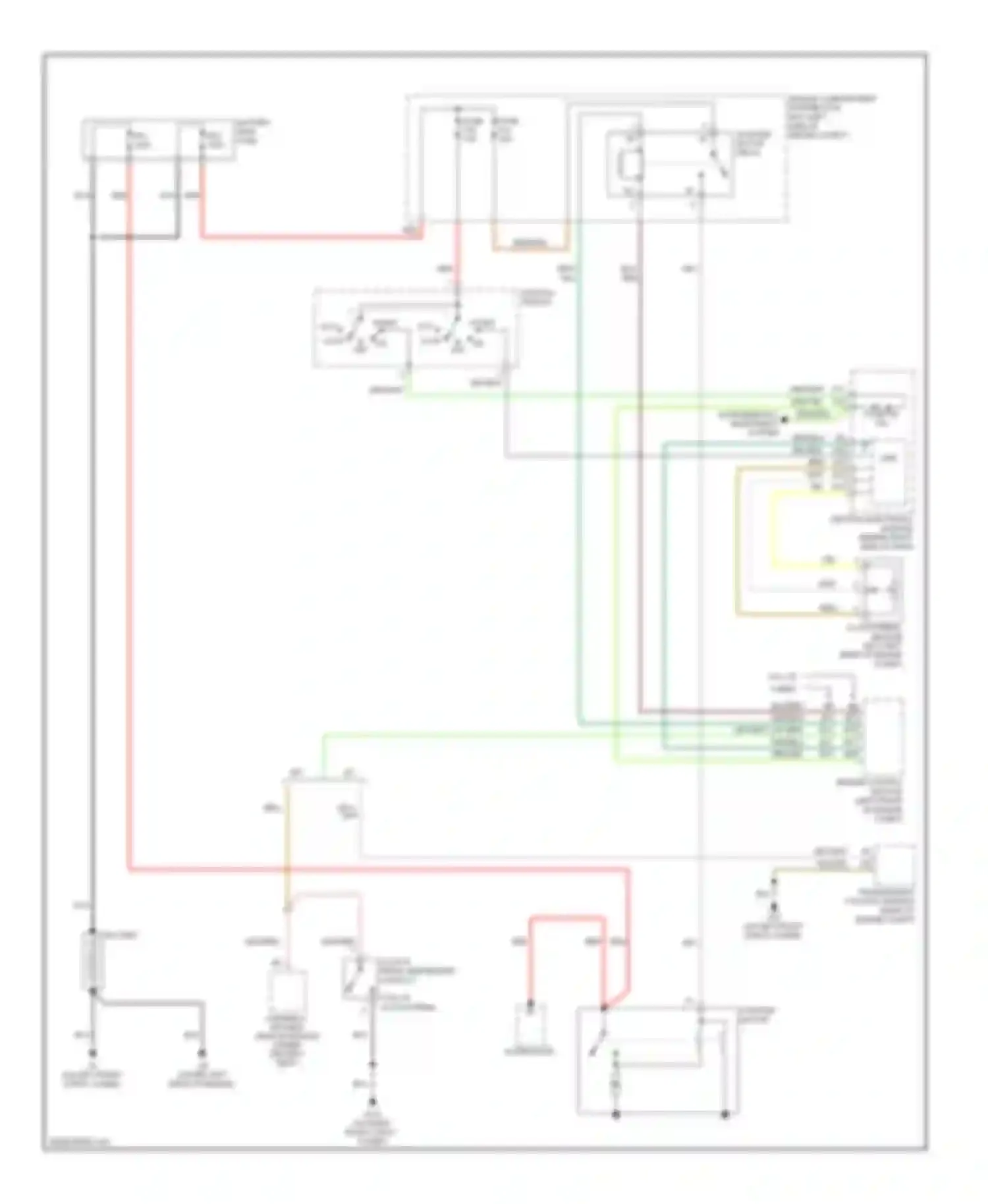 S40 Volvo II facelift (2007-2012): Starting circuit