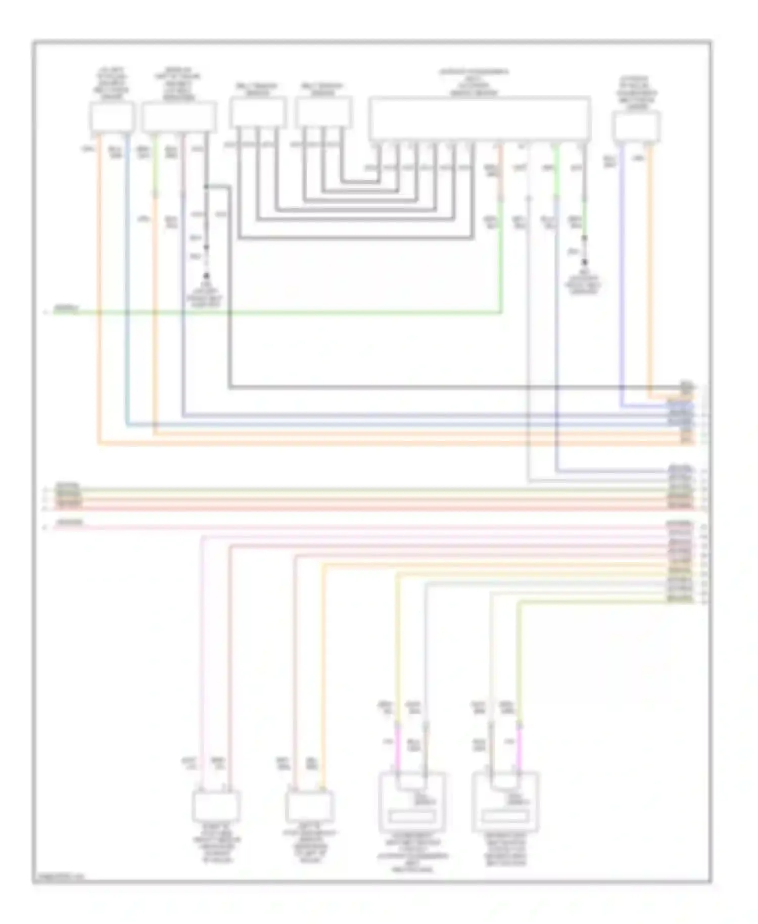 S40 Volvo II facelift (2007-2012): Supplemental restraints circuit (2 of 3)