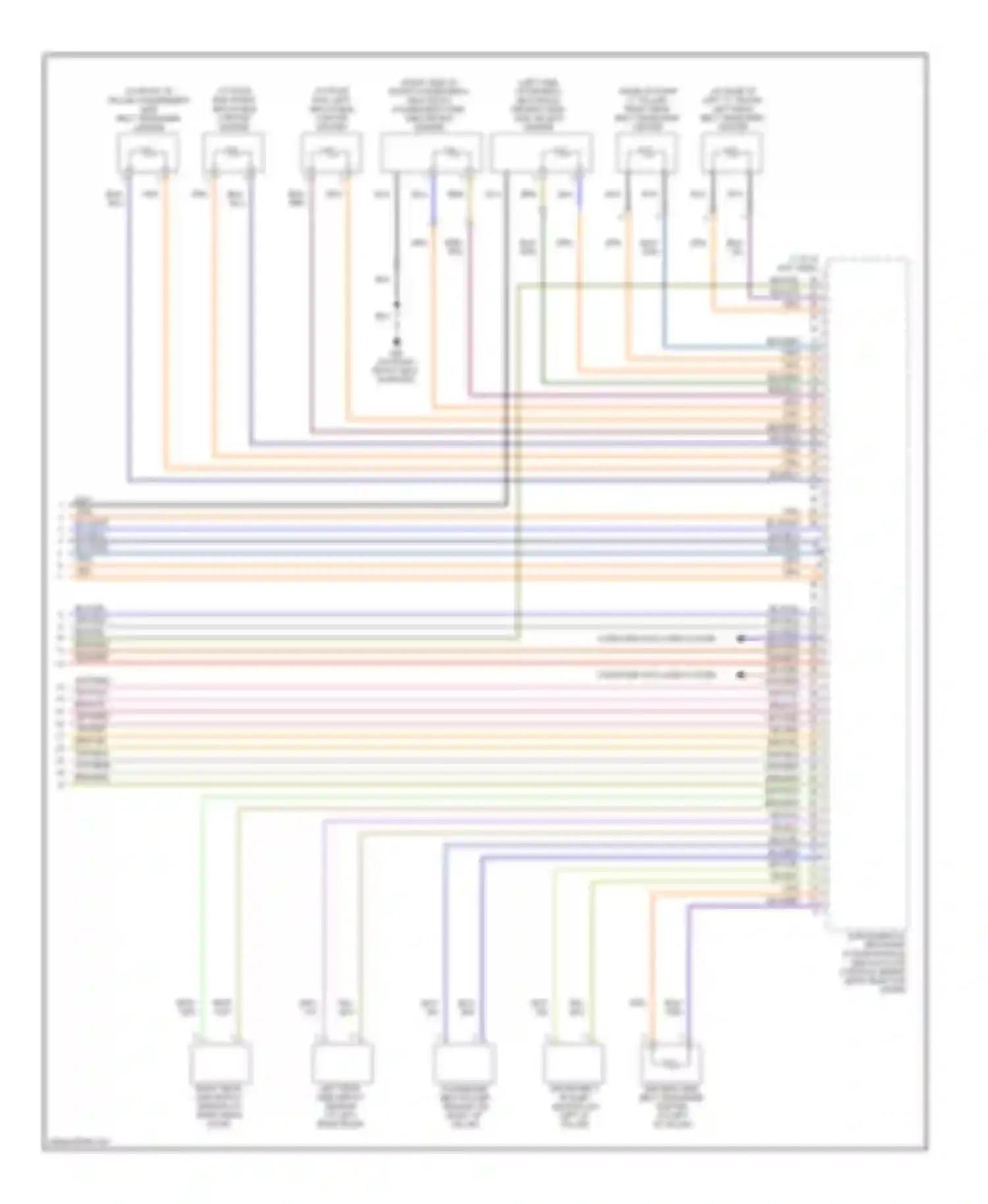 S40 Volvo II facelift (2007-2012): Supplemental restraints circuit (3 of 3)