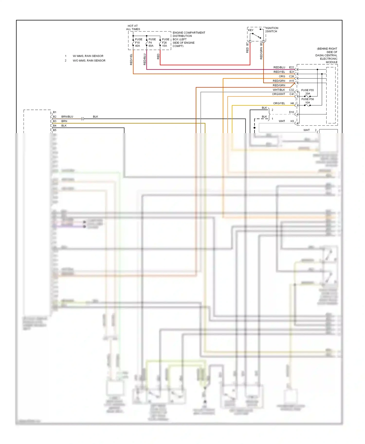 Volvo S40 II facelift (2007-2012) computer data lines system wiring diagram  (33 of 42)