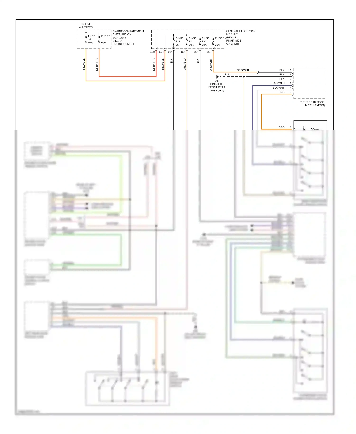Volvo S40 II facelift (2007-2012) computer data lines system wiring diagram  (35 of 42)
