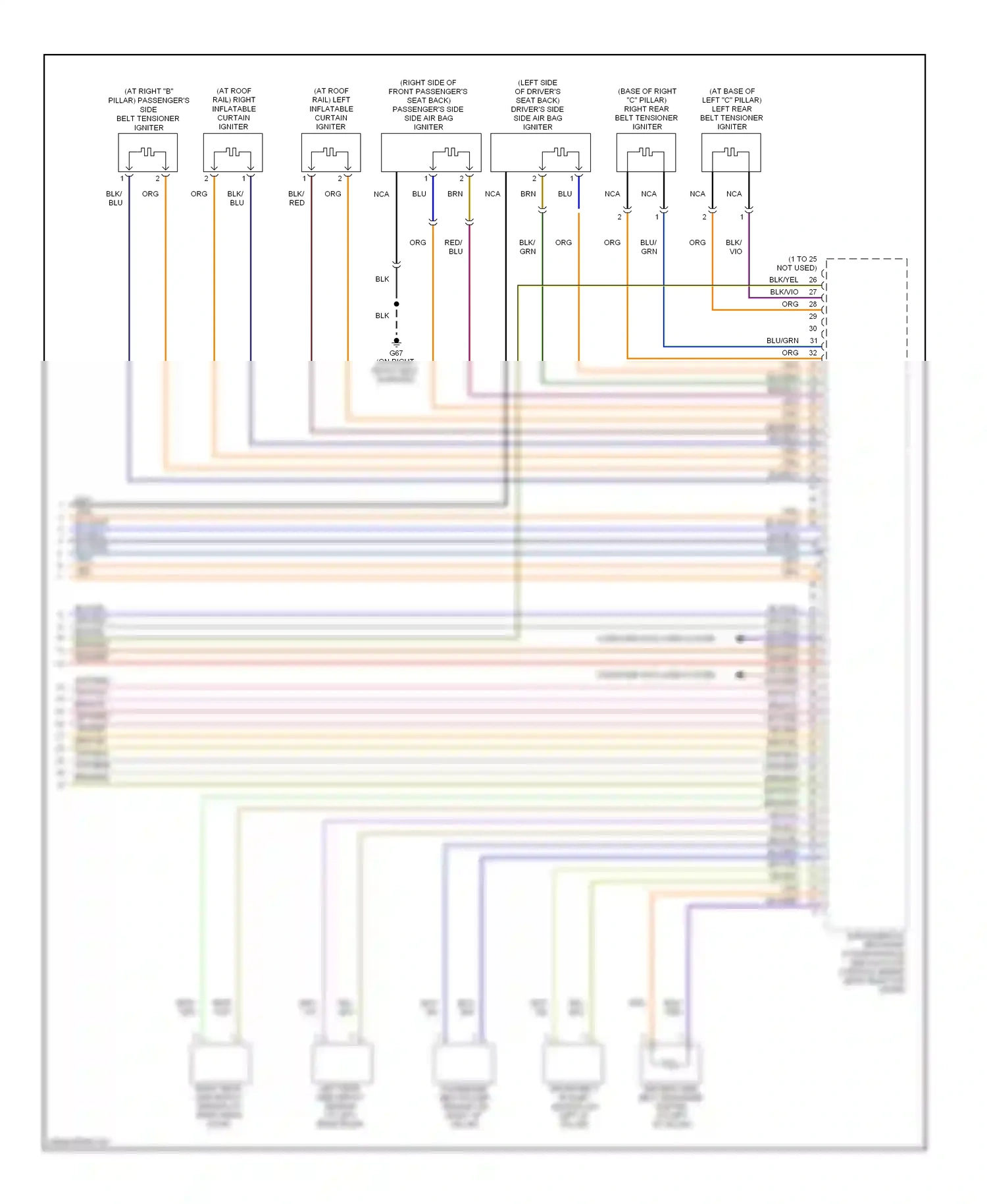 Volvo S40 II facelift (2007-2012) computer data lines system wiring diagram  (40 of 42)
