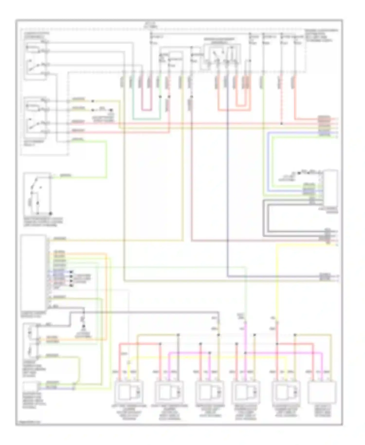 S40 Volvo II (2004-2007): Automatic a/c circuit (1 of 2)