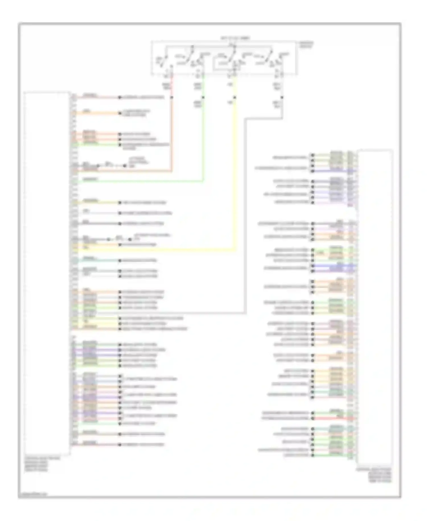 S40 Volvo II (2004-2007): Body control modules circuit