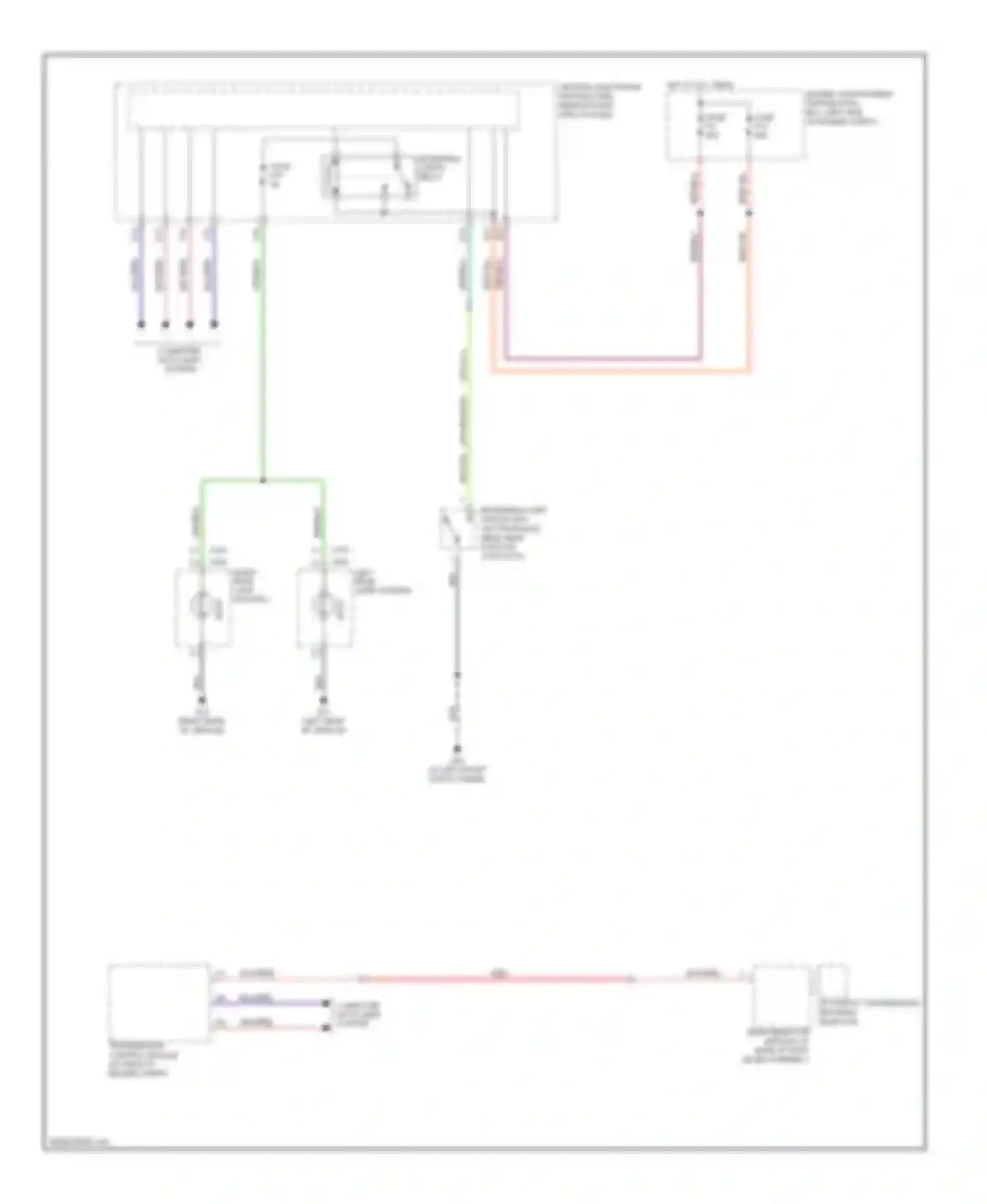 S40 Volvo II (2004-2007): Back-up lamps circuit