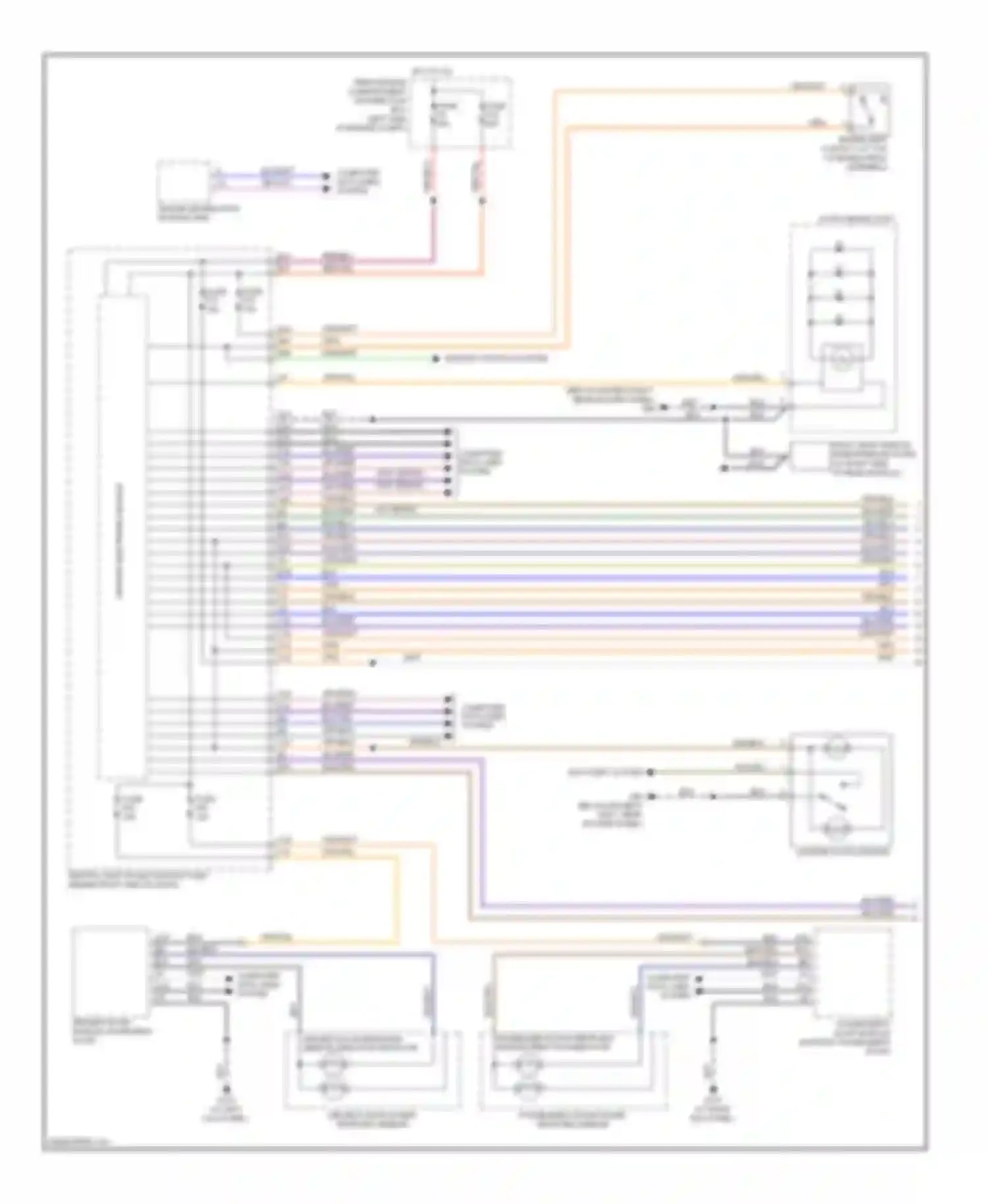 S40 Volvo II (2004-2007): Exterior lamps circuit (1 of 3)