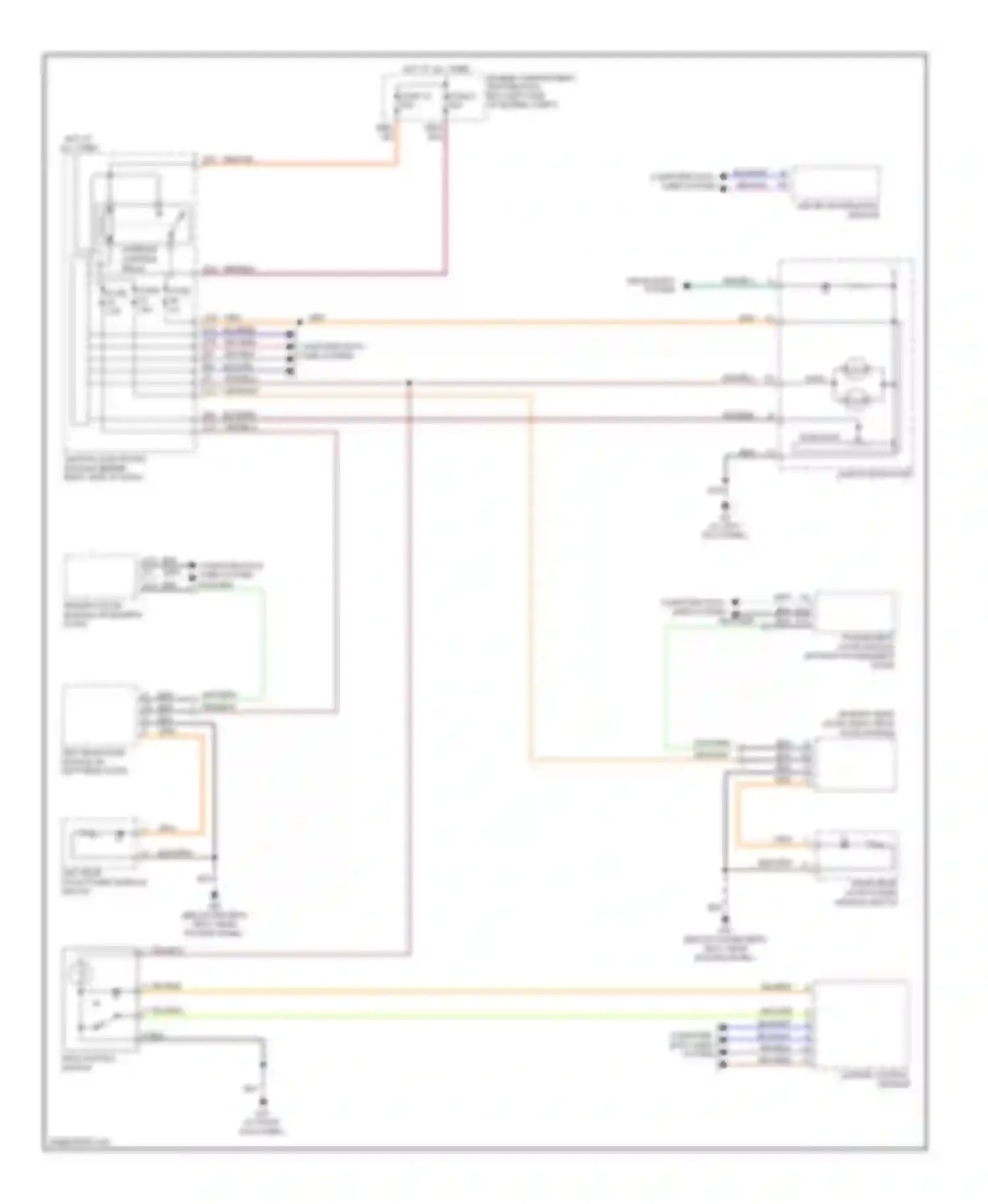 S40 Volvo II (2004-2007): Instrument illumination circuit