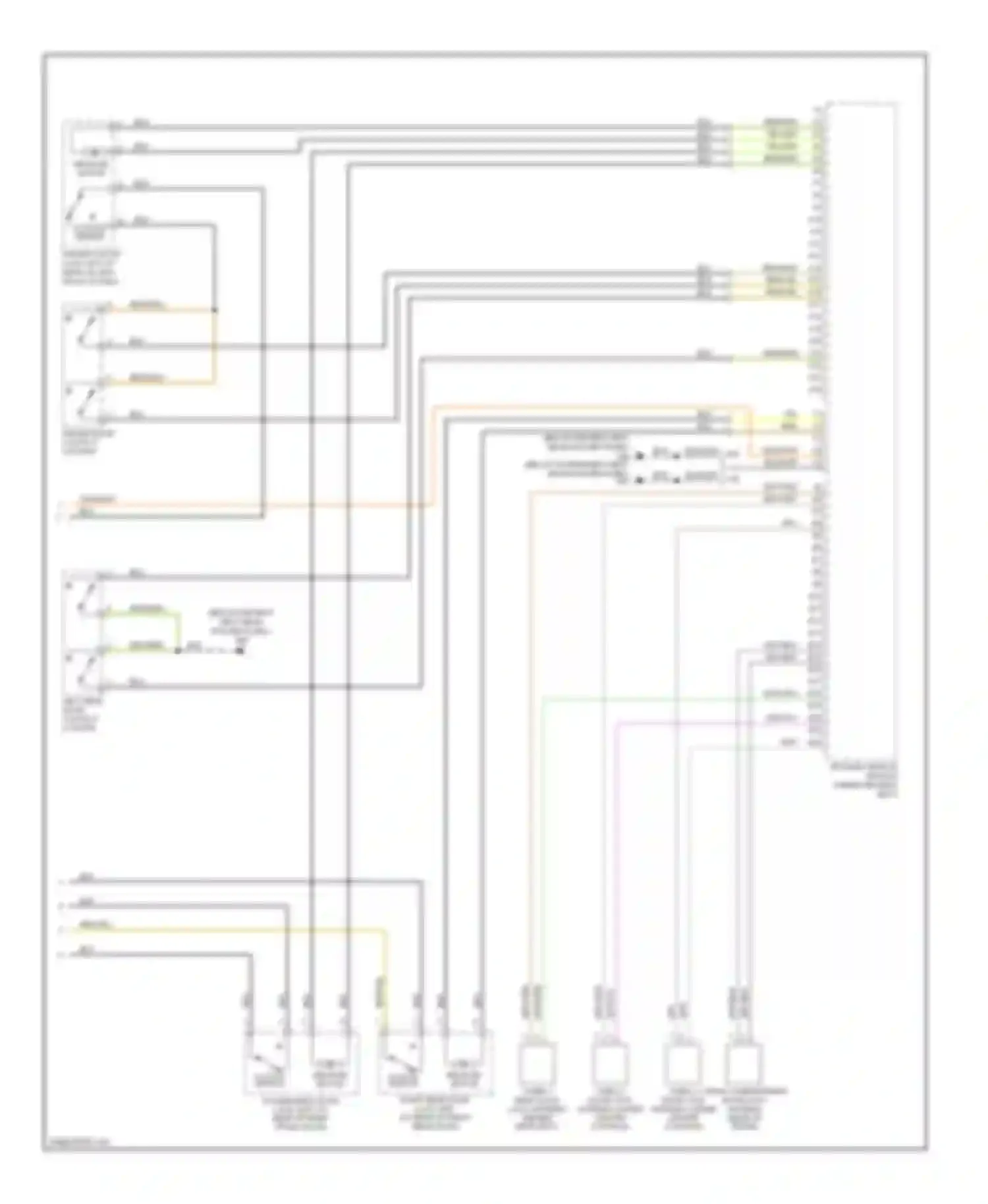 S40 Volvo II (2004-2007): Keyless entry circuit (2 of 2)