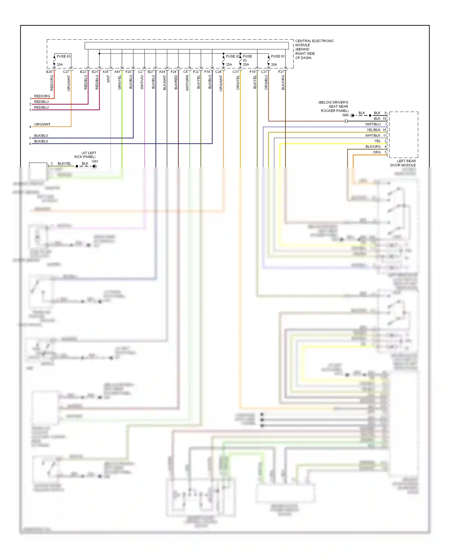 Volvo S40 II (2004-2007) computer data lines system wiring diagram  (22 of 31)