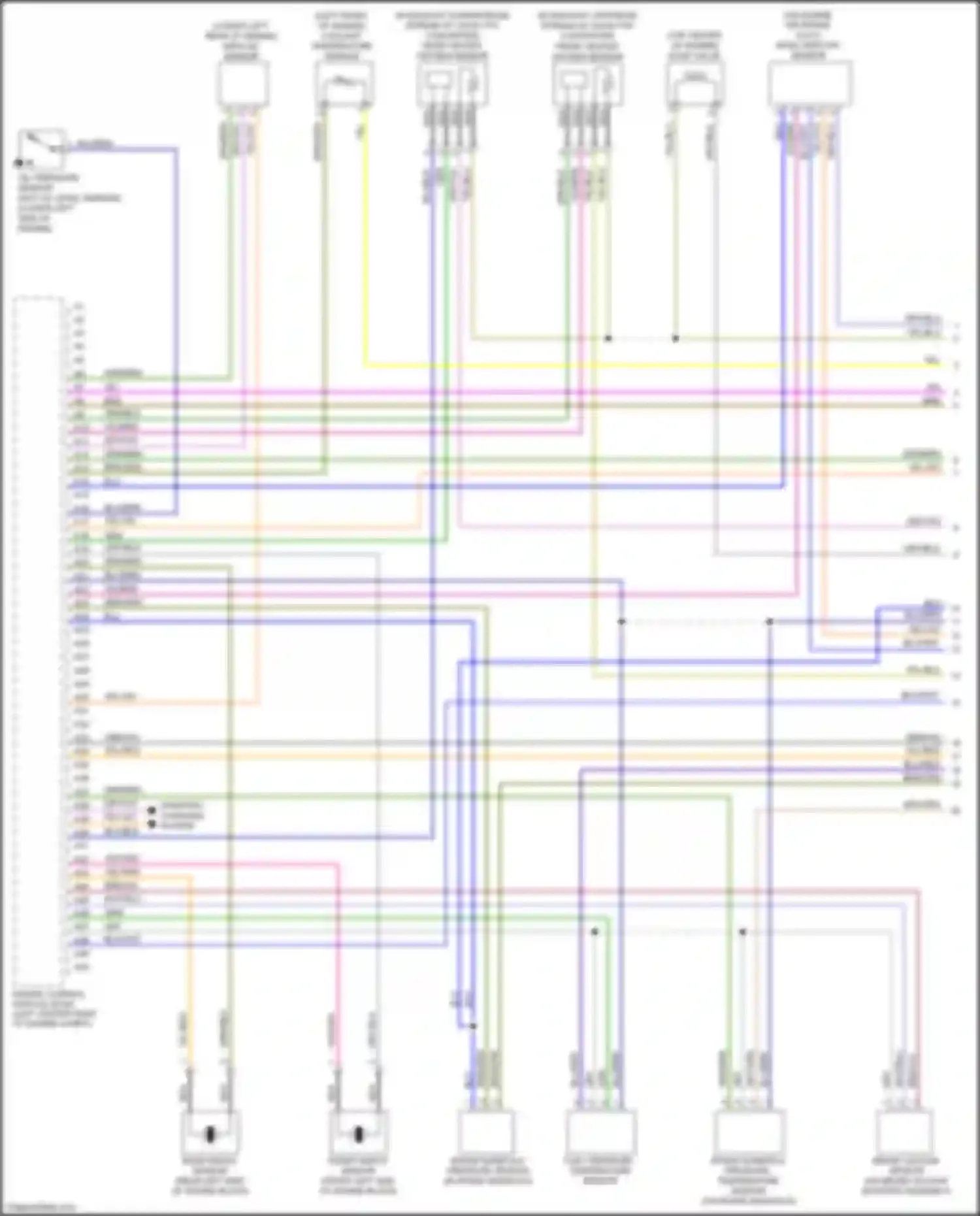 S60 Cross Country Volvo I (2015-2018): Wiring diagram engine performance 2.5l turbo (1 of 5)