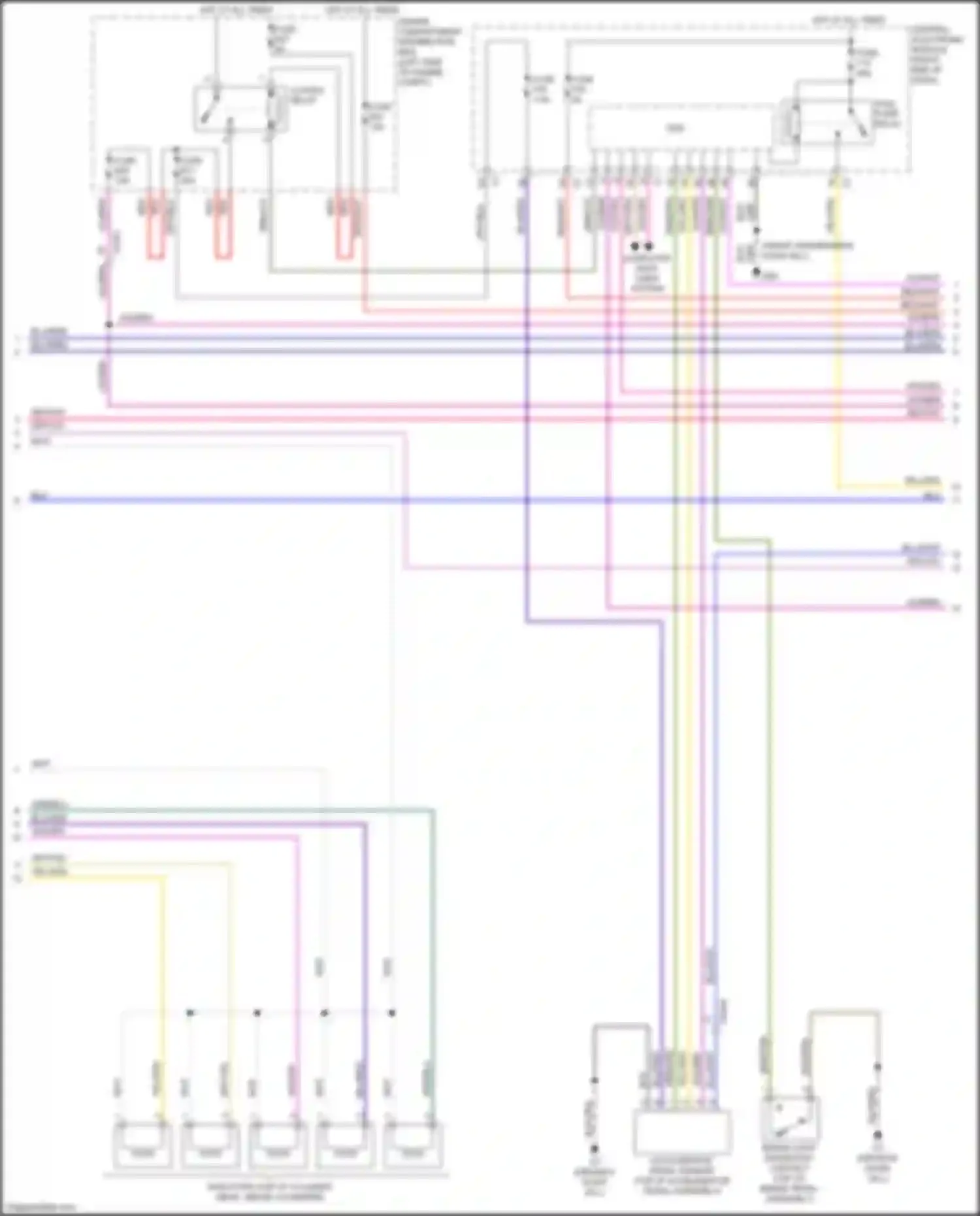 Wiring diagram accelerator pedal sensor for Volvo S60 Cross Country I (2015-2018) (3 of 3)
