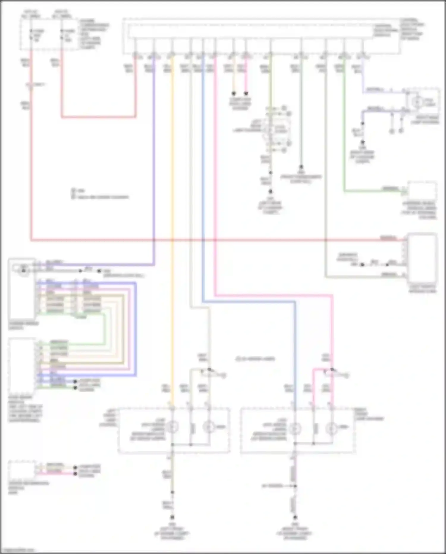 Wiring diagram computer data lines system for Volvo S60 Cross Country I (2015-2018) (56 of 68)