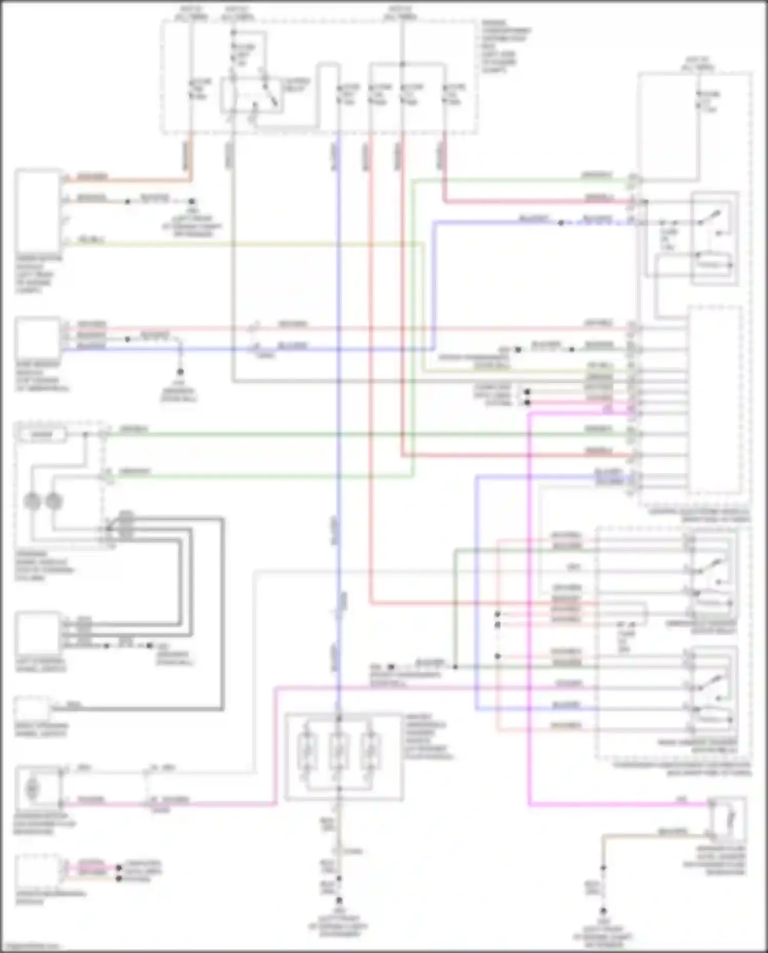Wiring diagram computer data lines system for Volvo S60 Cross Country I (2015-2018) (54 of 68)