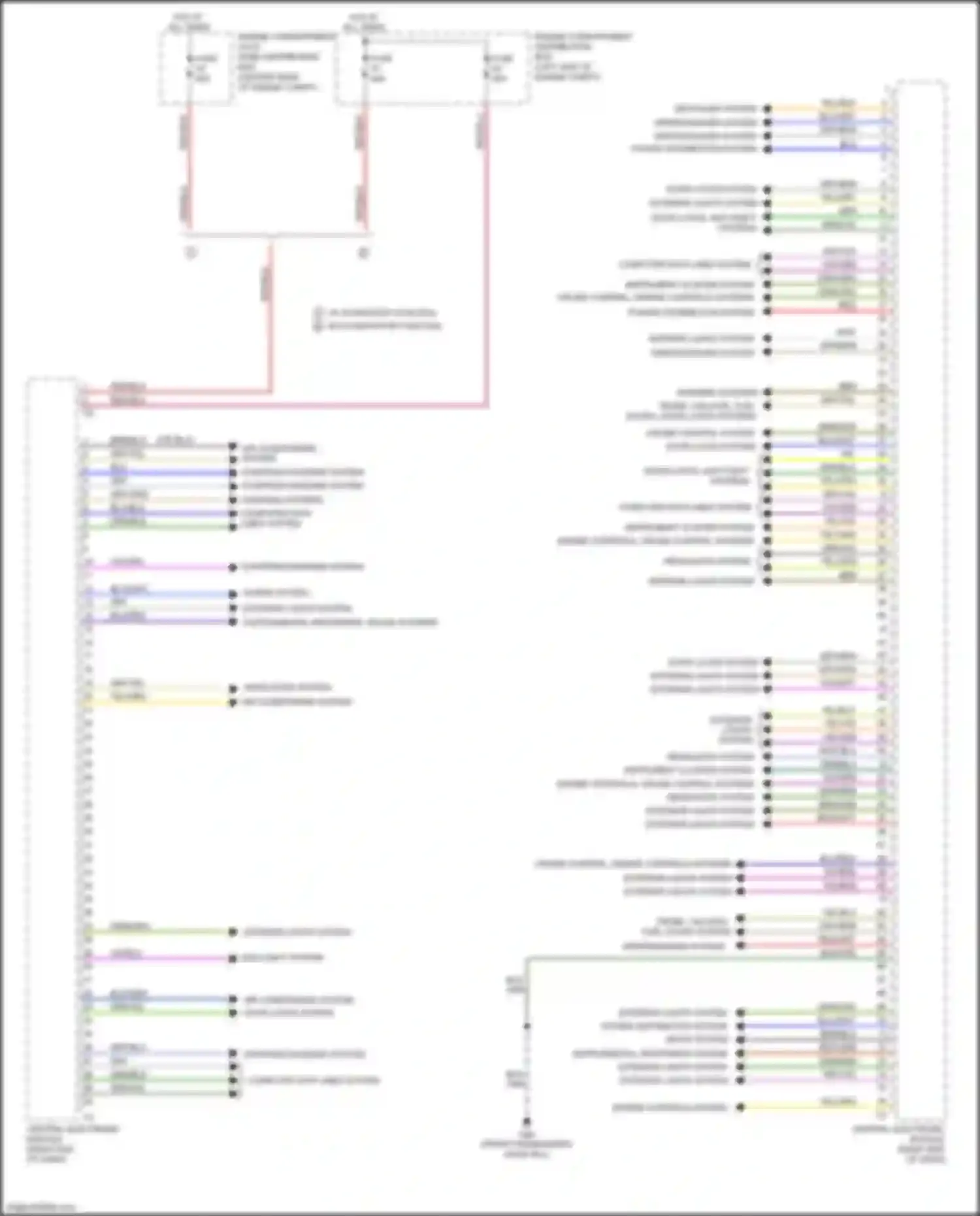 Wiring diagram defogger system for Volvo S60 Cross Country I (2015-2018) (2 of 3)