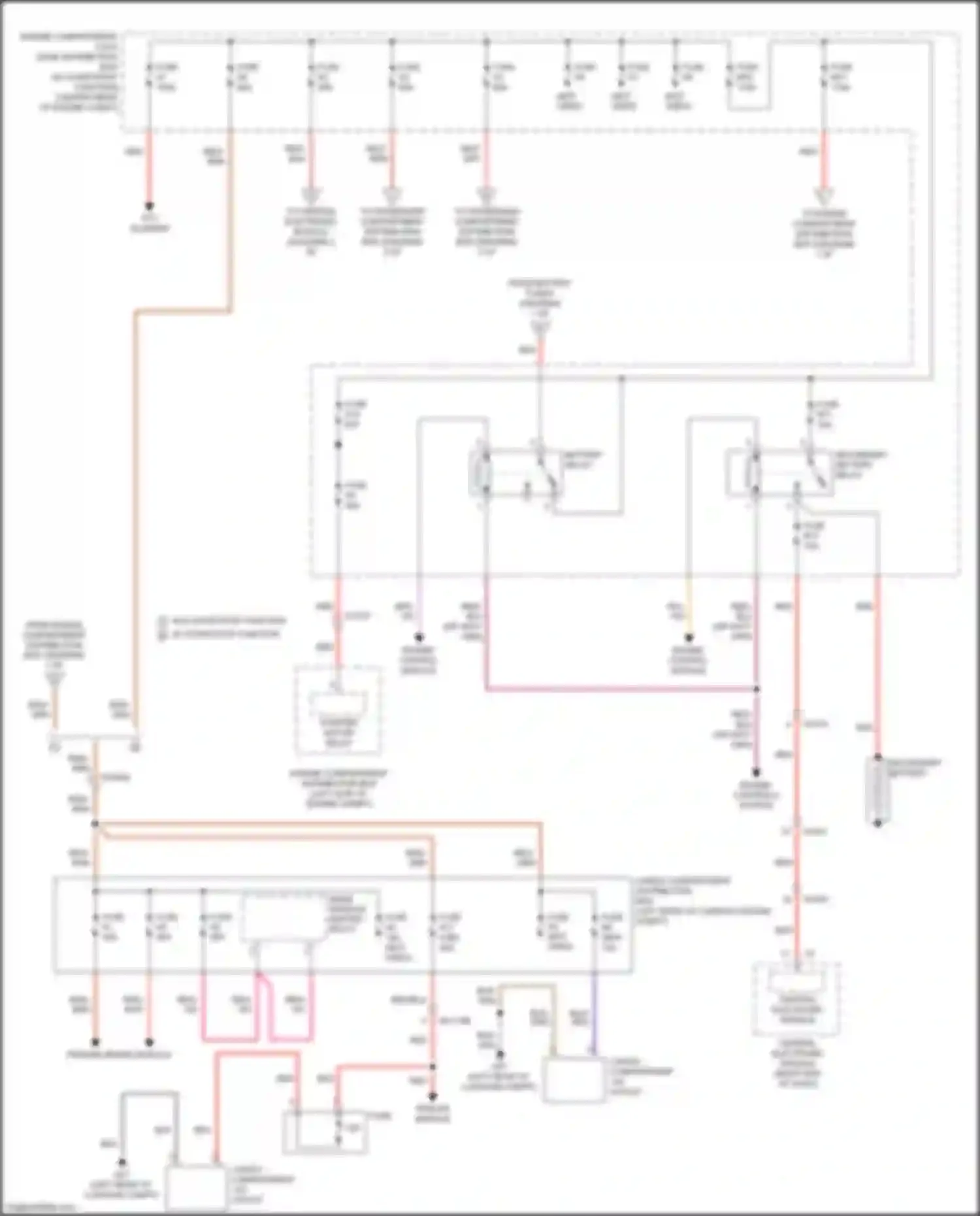 Wiring diagram w/ start/stop function for Volvo S60 Cross Country I (2015-2018) (5 of 6)
