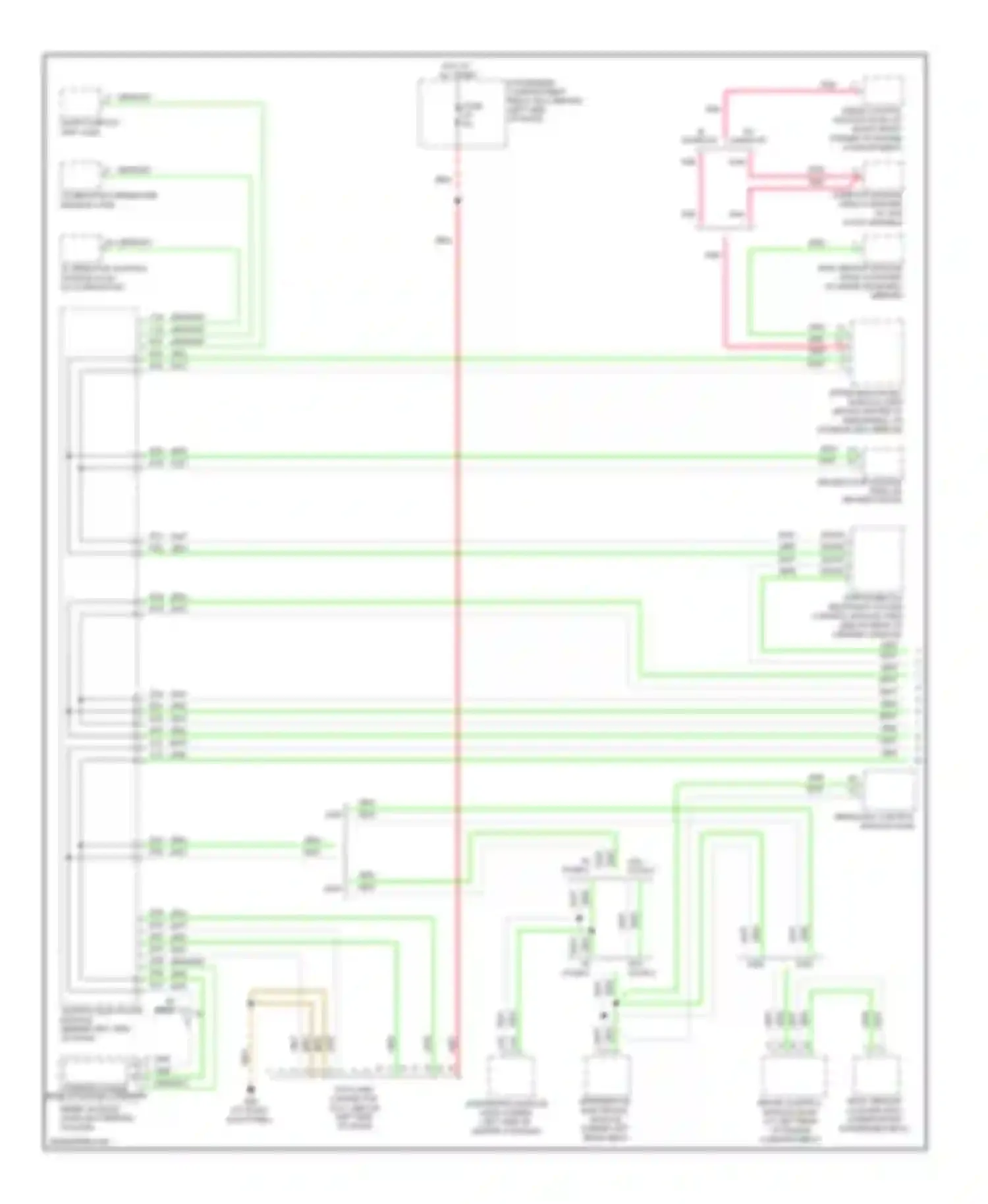 S60 Volvo I facelift (2004-2009): Computer data lines circuit (1 of 2)