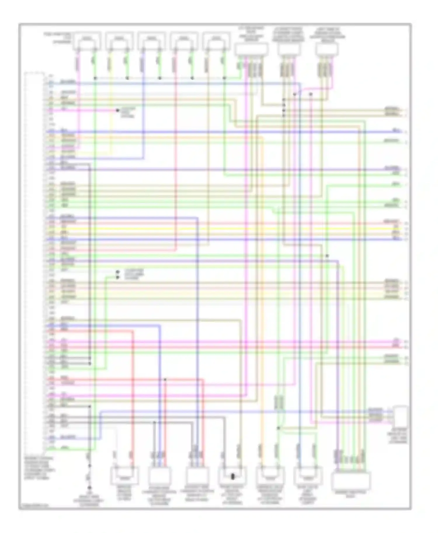 S60 Volvo I facelift (2004-2009): Wiring diagram engine performance 2.4l (1 of 3)