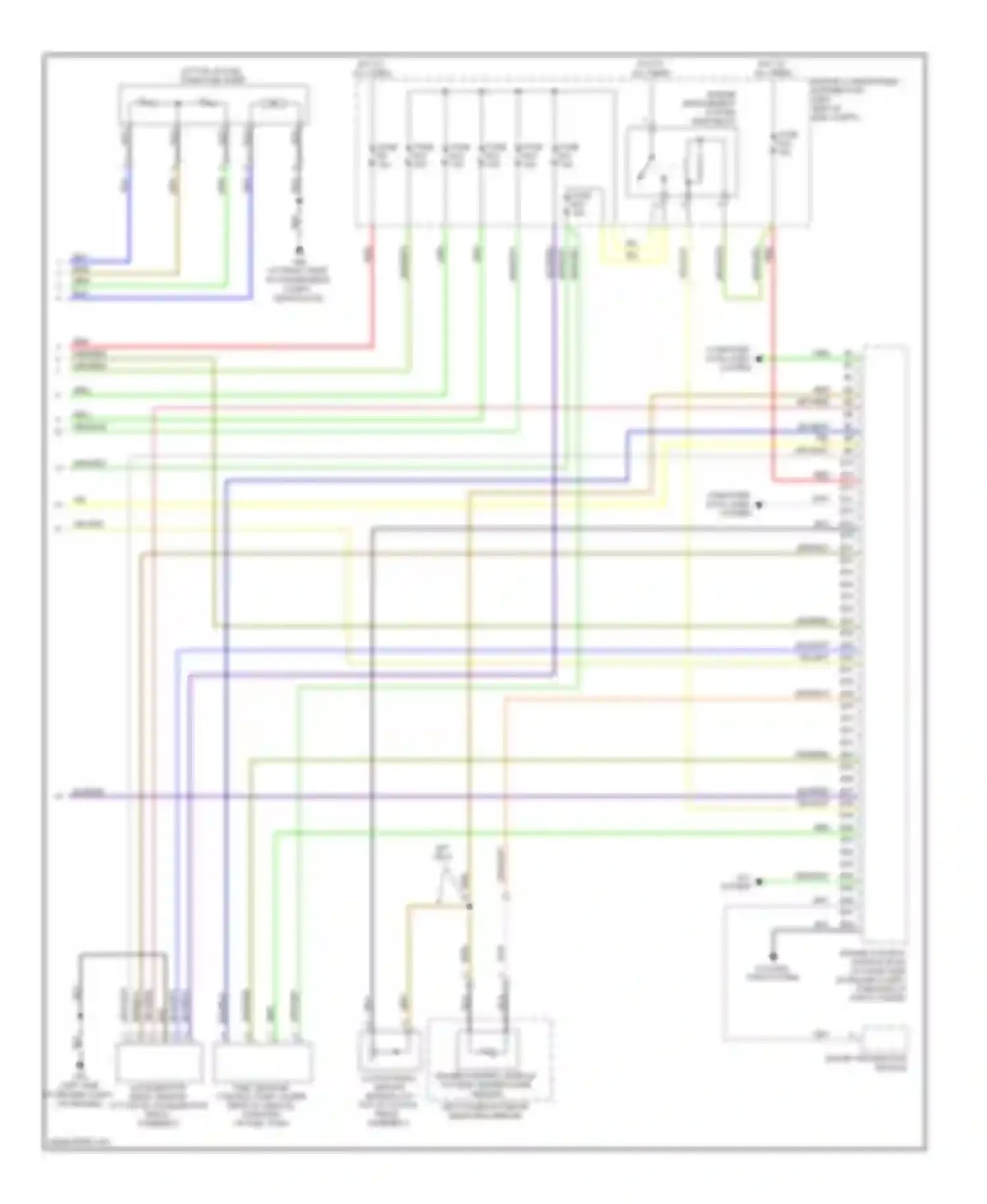 S60 Volvo I facelift (2004-2009): Wiring diagram engine performance 2.4l (3 of 3)