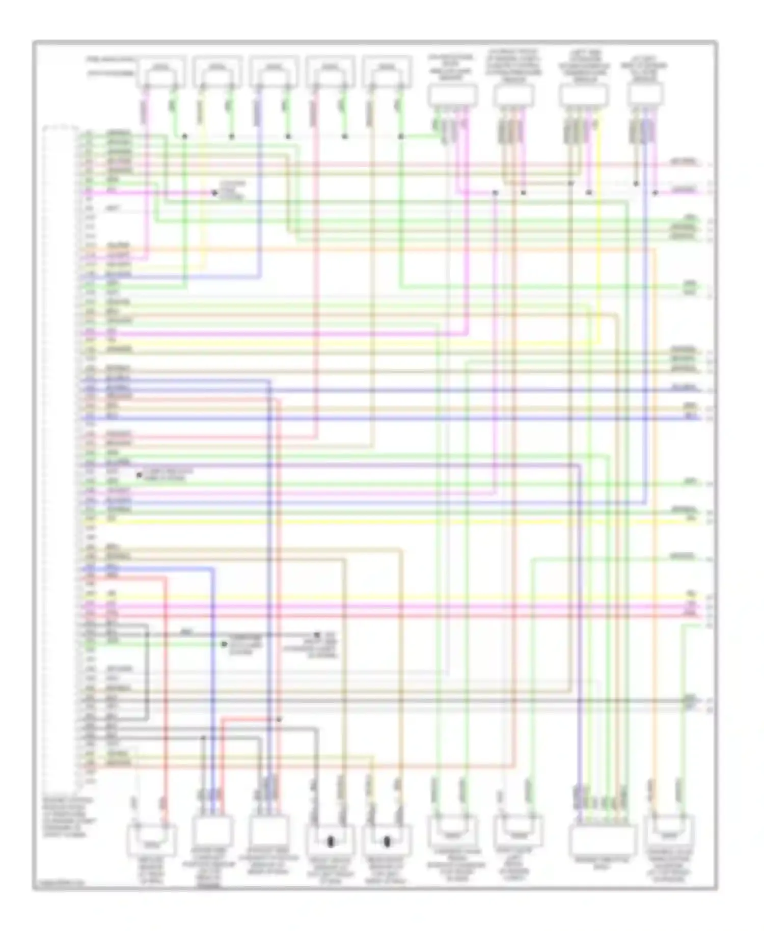 S60 Volvo I facelift (2004-2009): Wiring diagram engine performance 2.5l turbo (1 of 3)