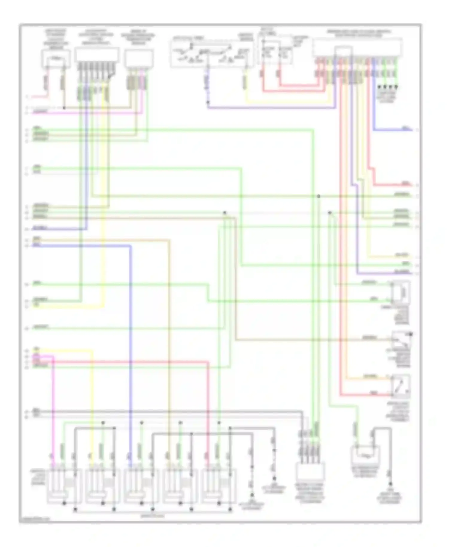 S60 Volvo I facelift (2004-2009): Wiring diagram engine performance 2.5l turbo (2 of 3)