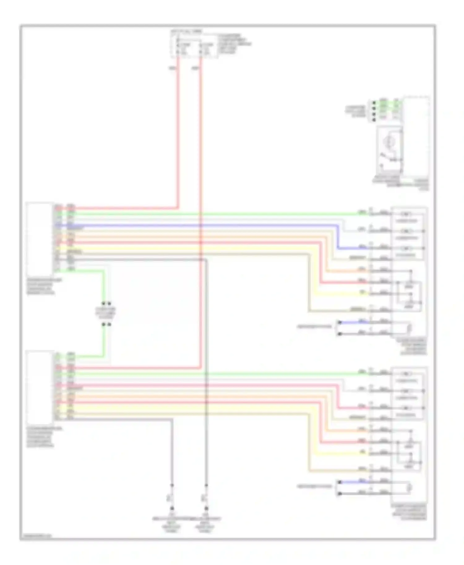 S60 Volvo I facelift (2004-2009): Memory mirrors circuit