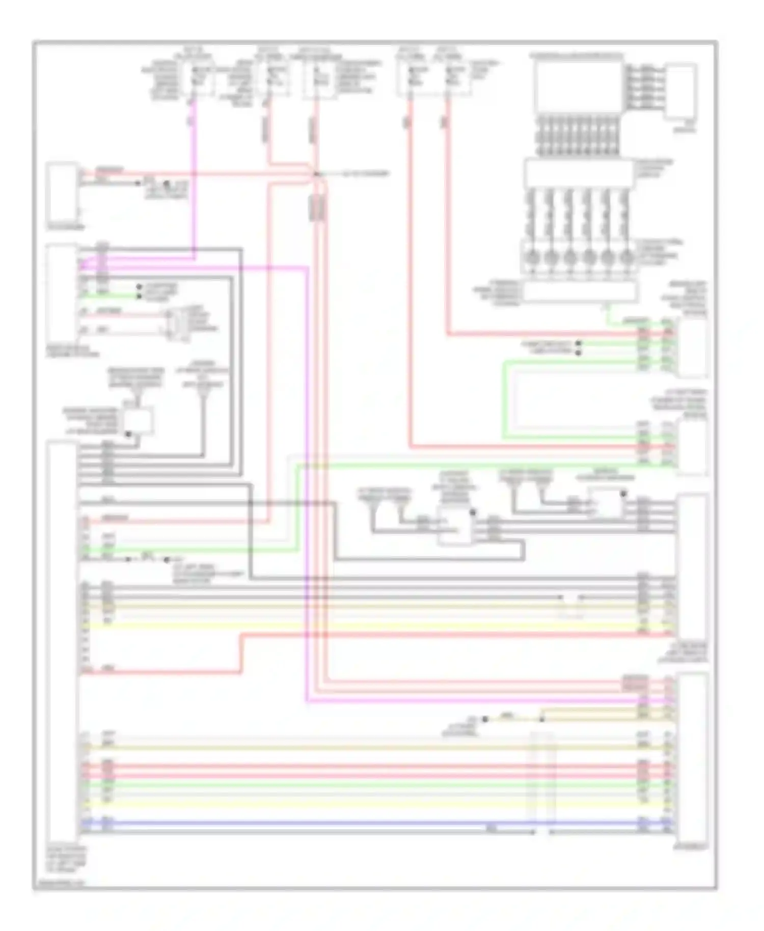 S60 Volvo I facelift (2004-2009): Navigation circuit