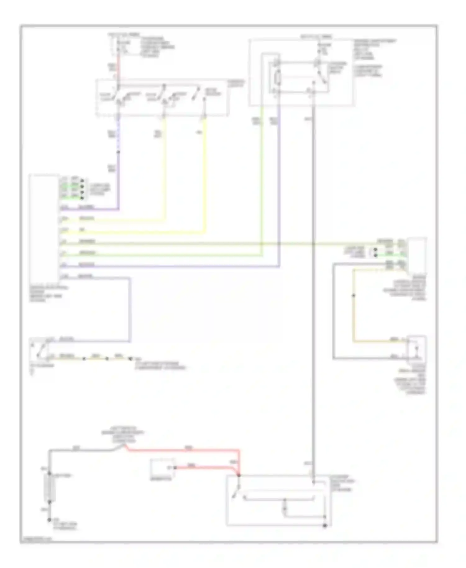 S60 Volvo I facelift (2004-2009): Starting circuit