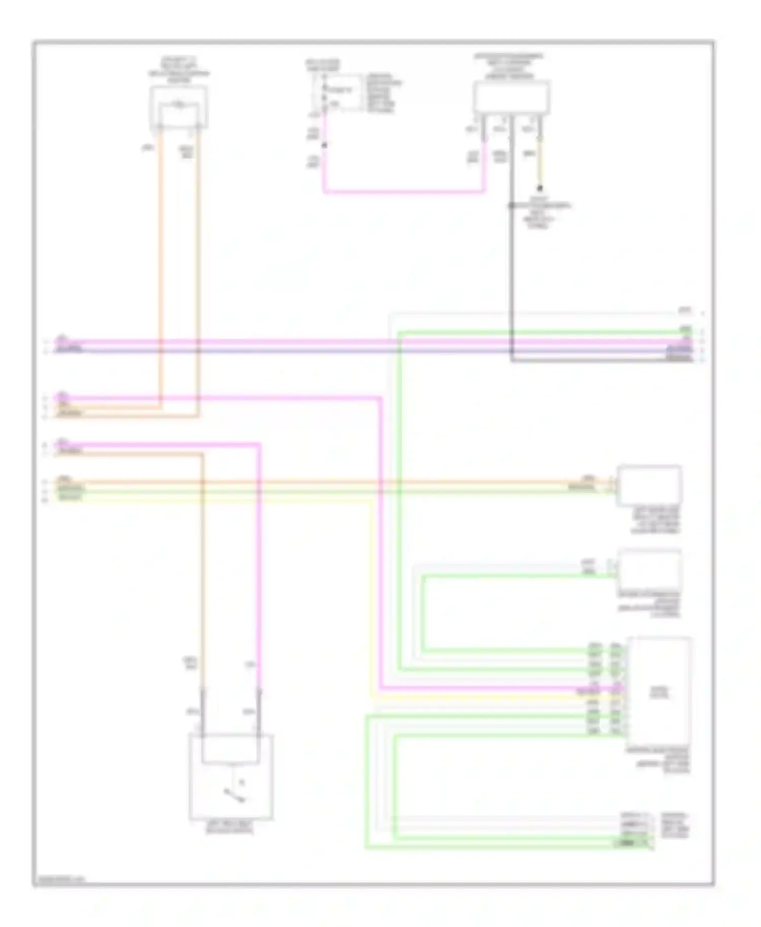 S60 Volvo I facelift (2004-2009): Supplemental restraints circuit (2 of 3)