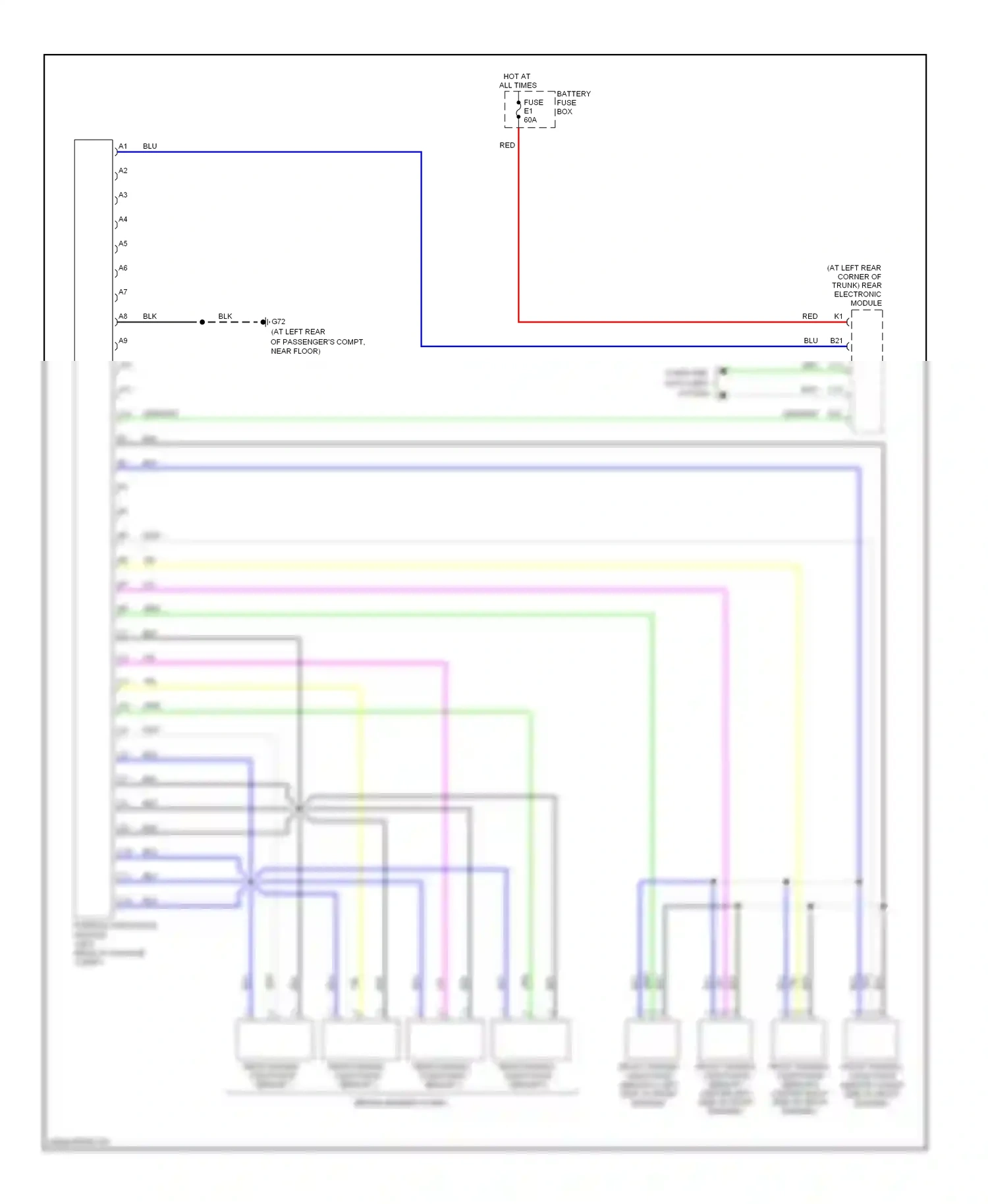 Wiring diagram blk for Volvo S60 I facelift (2004-2009) (35 of 57)