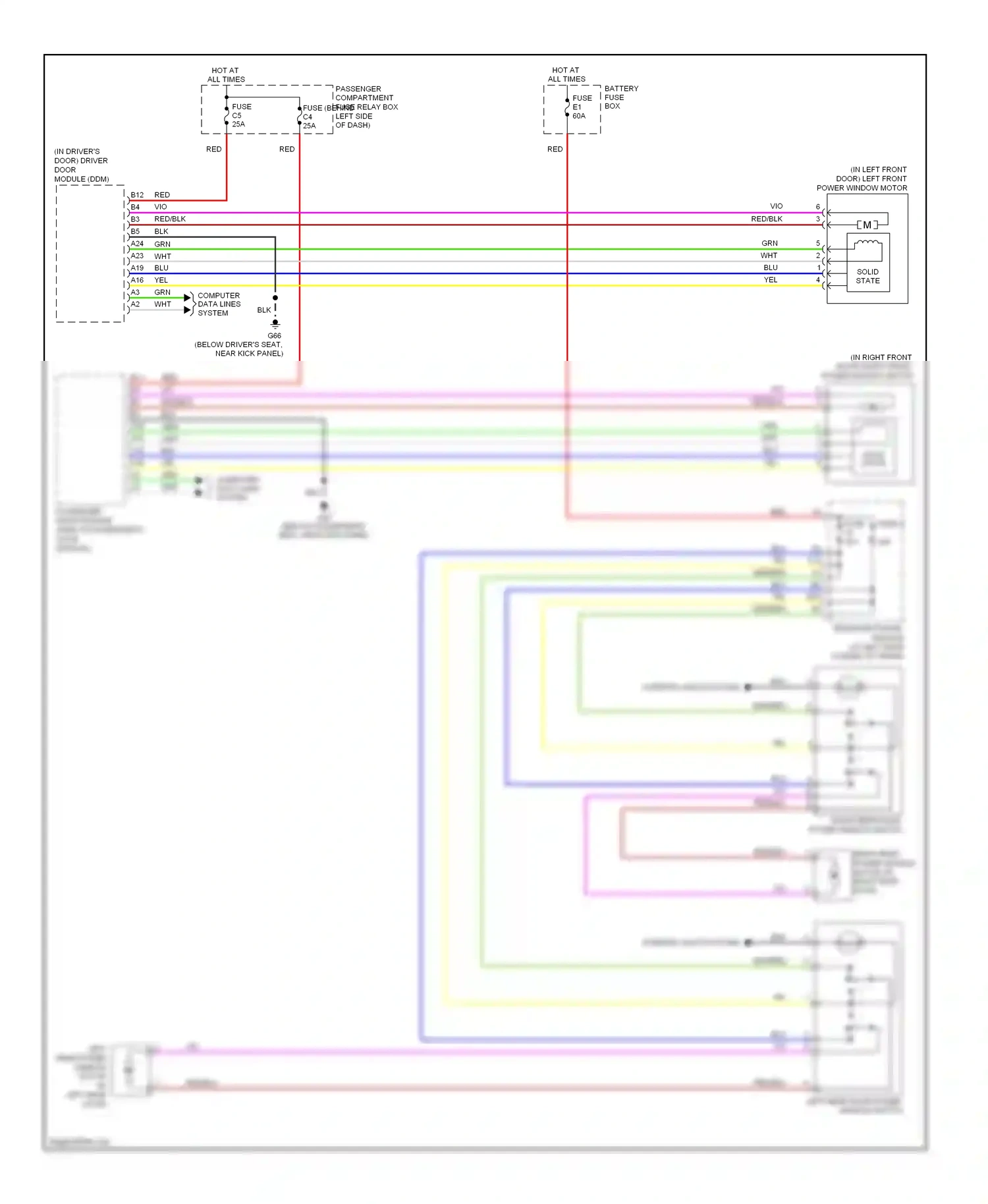 Wiring diagram blk for Volvo S60 I facelift (2004-2009) (45 of 57)