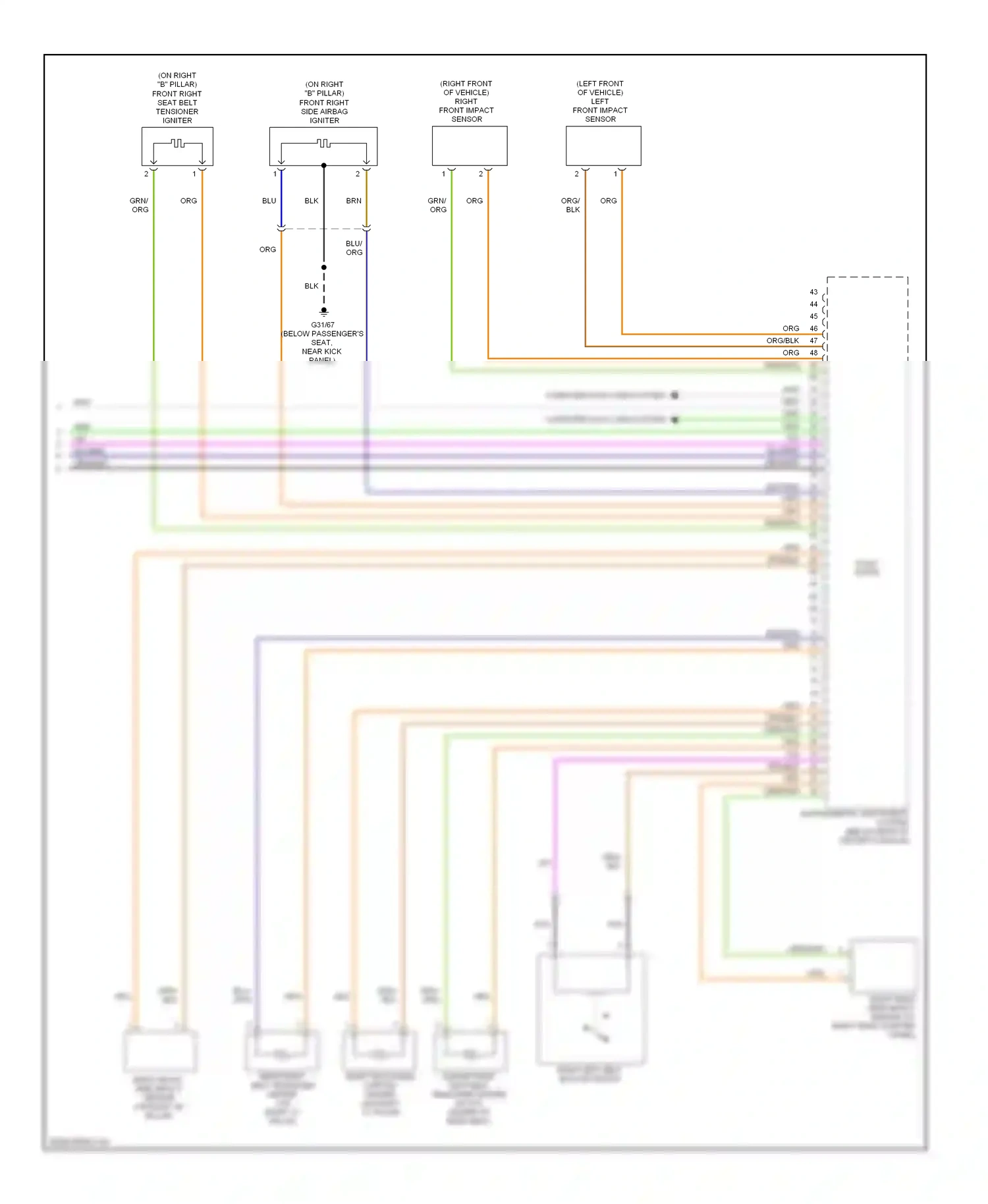Wiring diagram blk for Volvo S60 I facelift (2004-2009) (56 of 57)