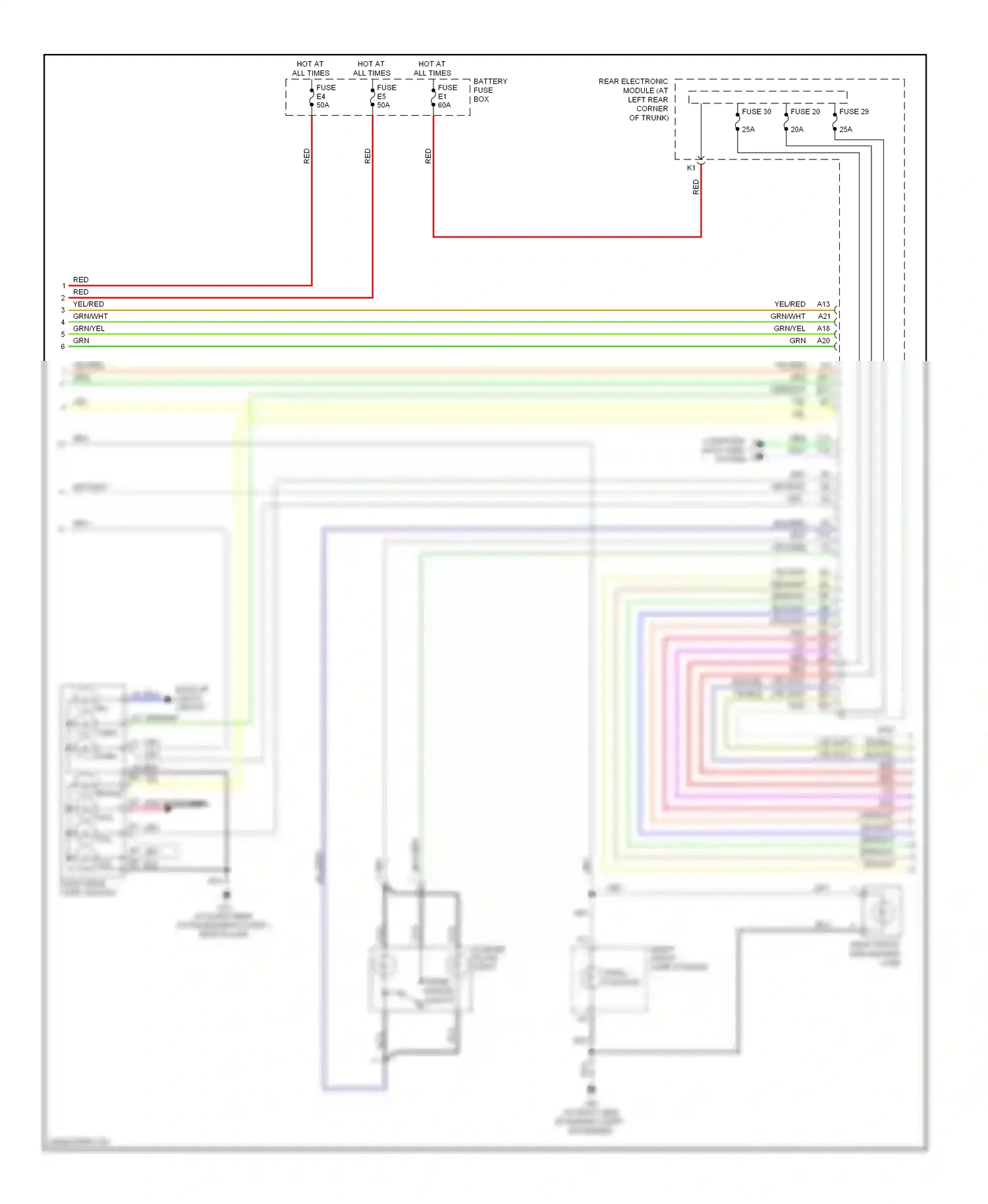 Wiring diagram blu for Volvo S60 I facelift (2004-2009) (23 of 48)