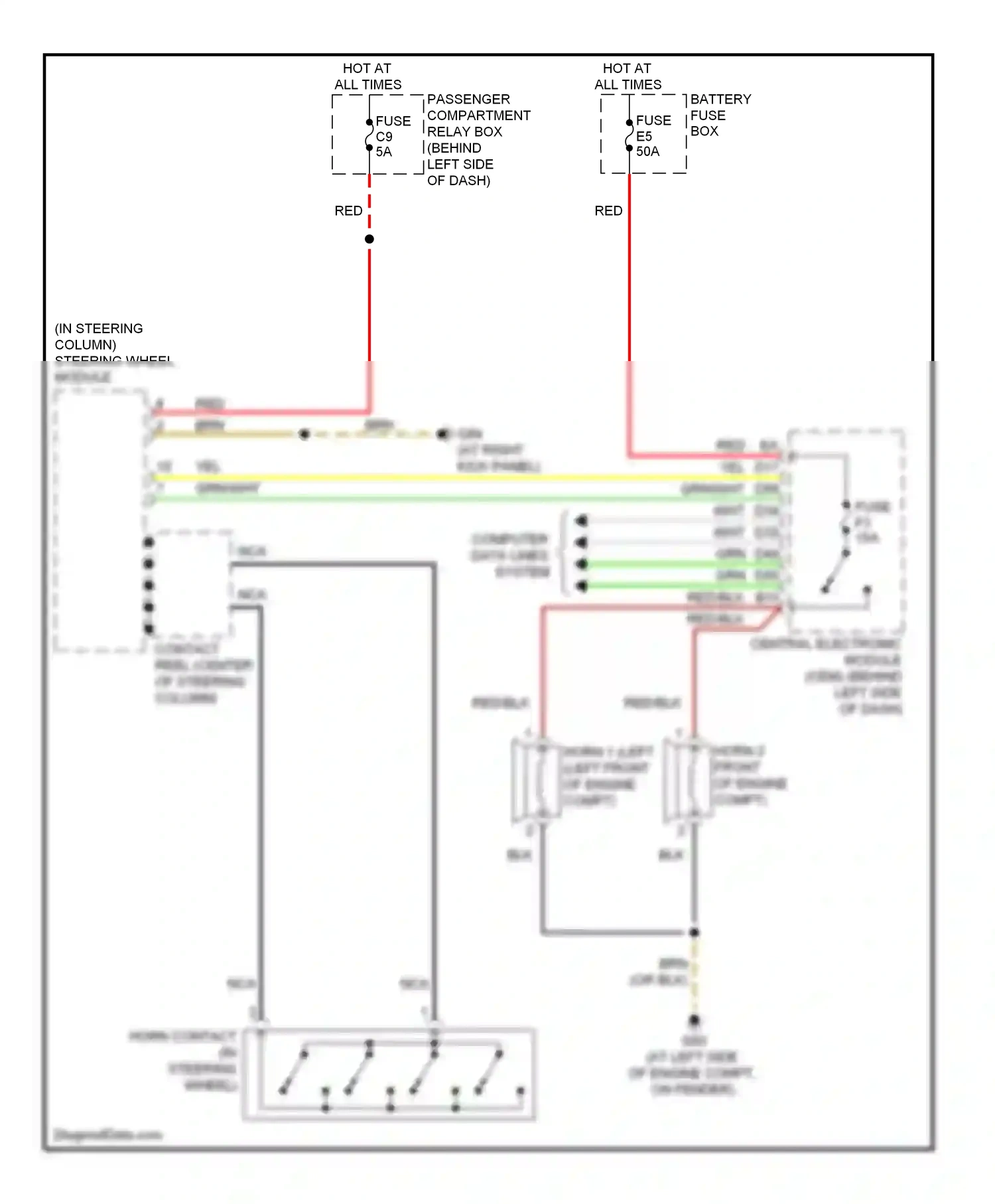 Wiring diagram computer data lines system for Volvo S60 I facelift (2004-2009) (27 of 52)