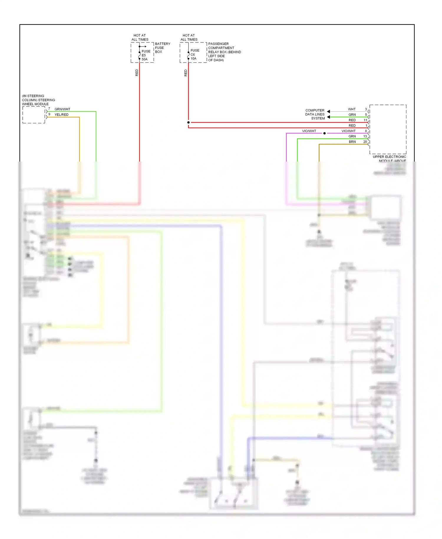Wiring diagram computer data lines system for Volvo S60 I facelift (2004-2009) (44 of 52)