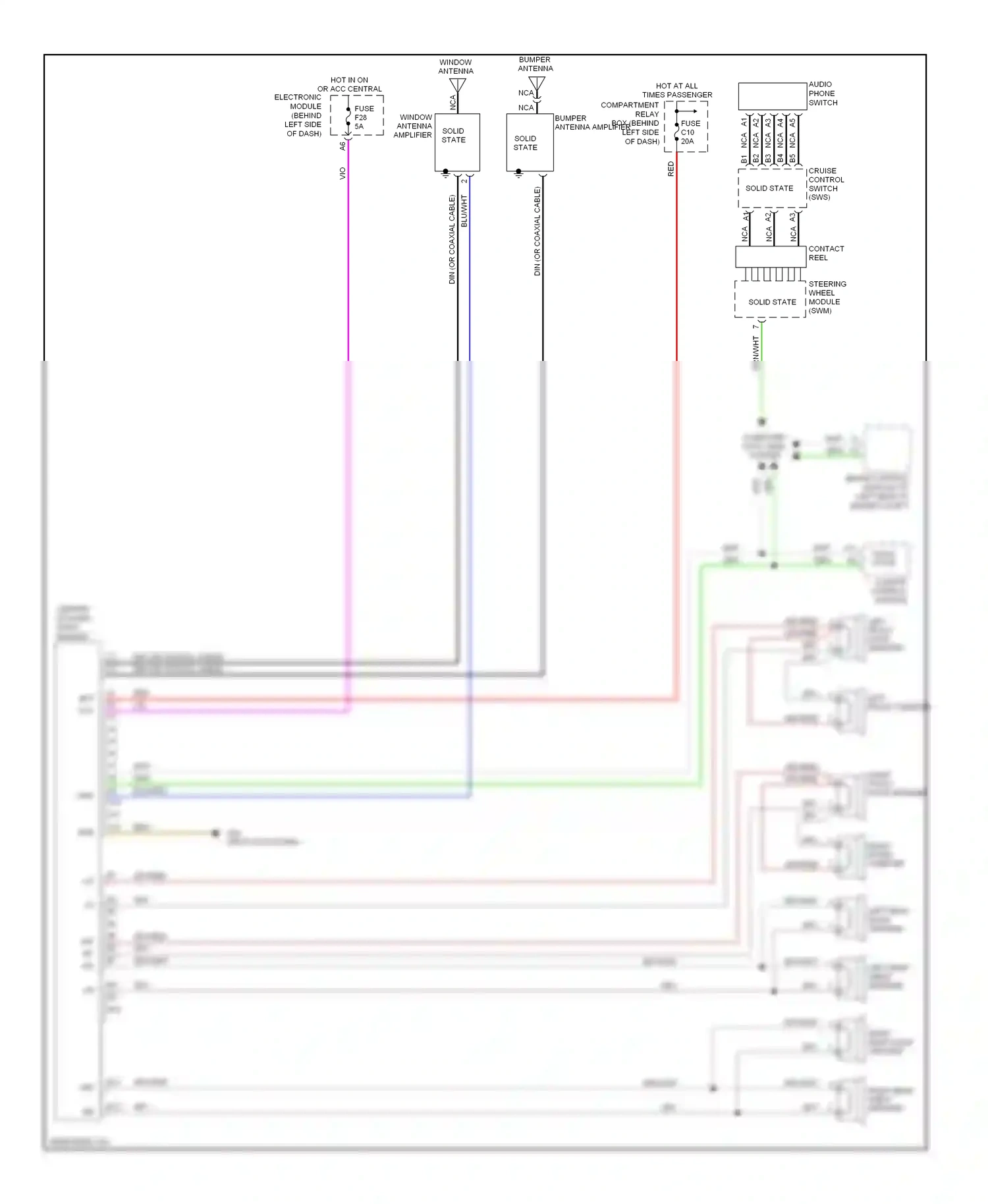 Wiring diagram computer data lines system for Volvo S60 I facelift (2004-2009) (46 of 52)