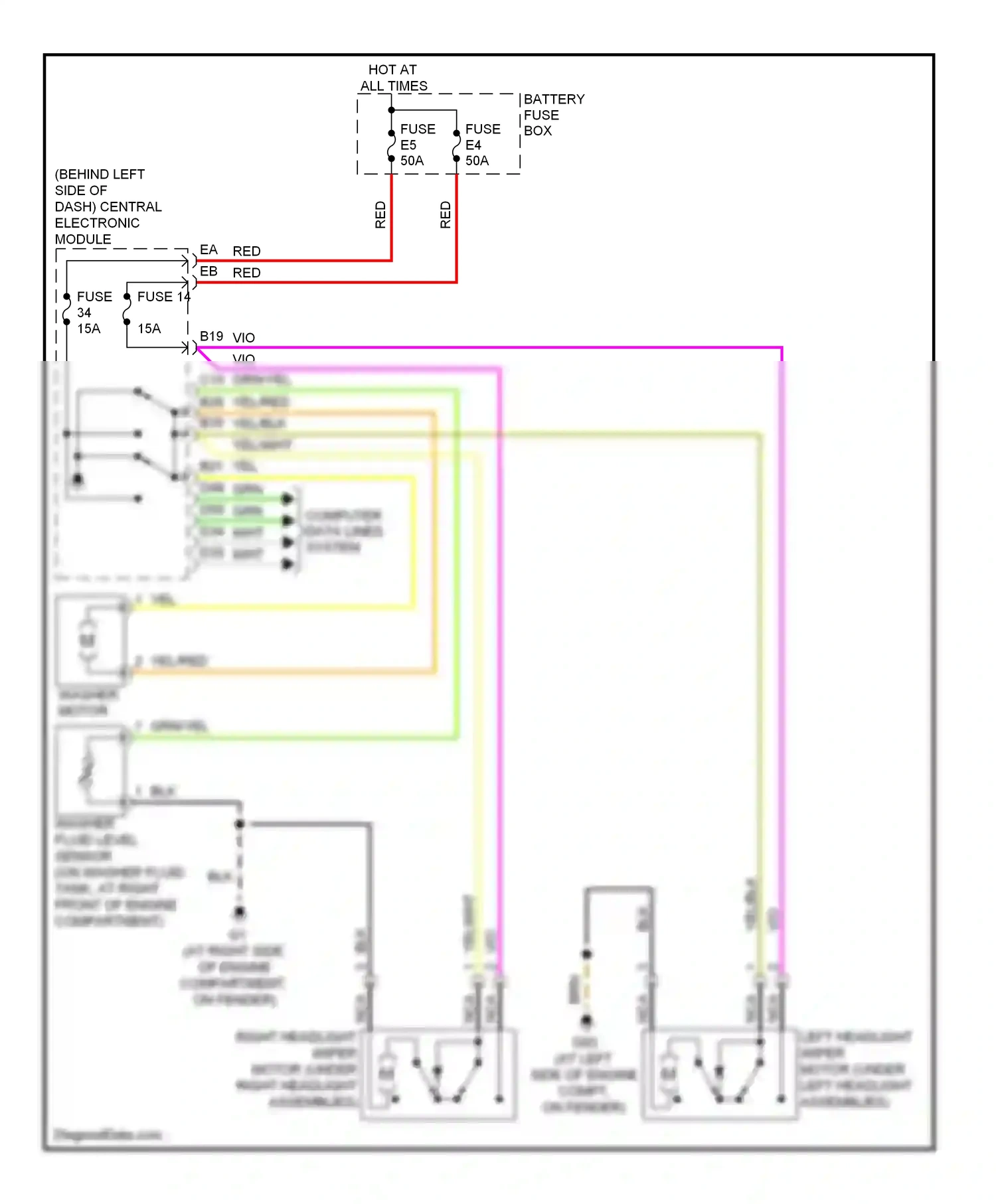 Wiring diagram grn for Volvo S60 I facelift (2004-2009) (61 of 61)