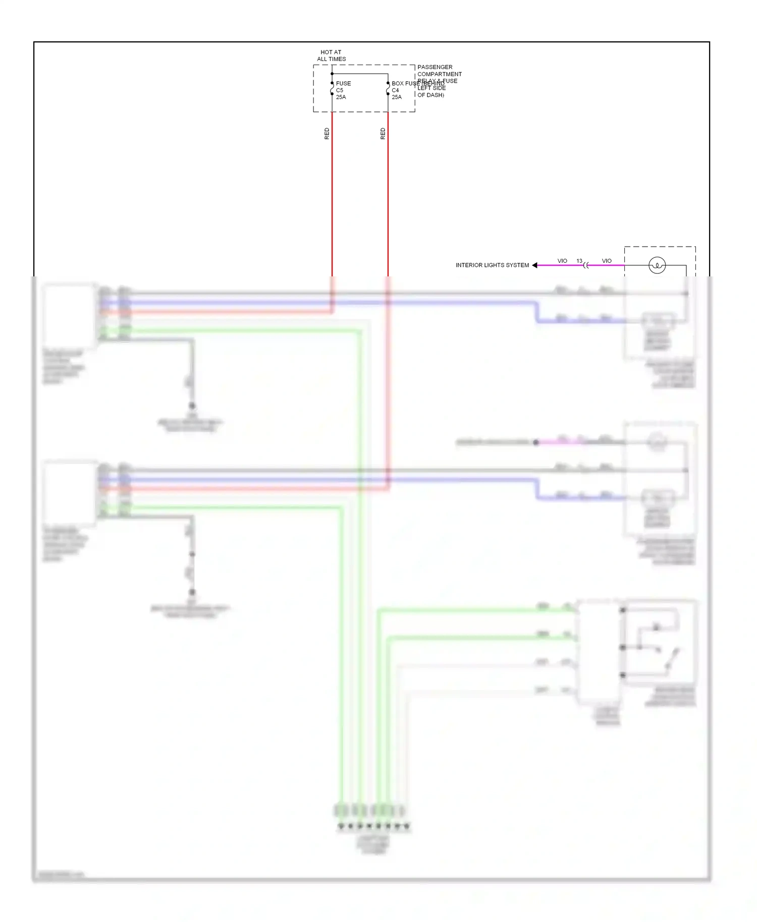 Wiring diagram grn for Volvo S60 I facelift (2004-2009) (16 of 61)