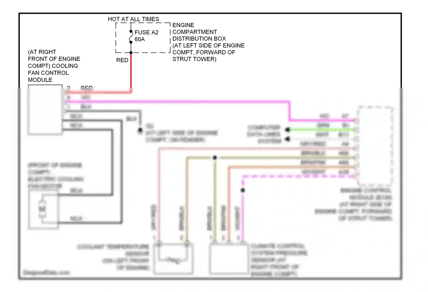 Wiring diagram grn for Volvo S60 I facelift (2004-2009) (12 of 61)