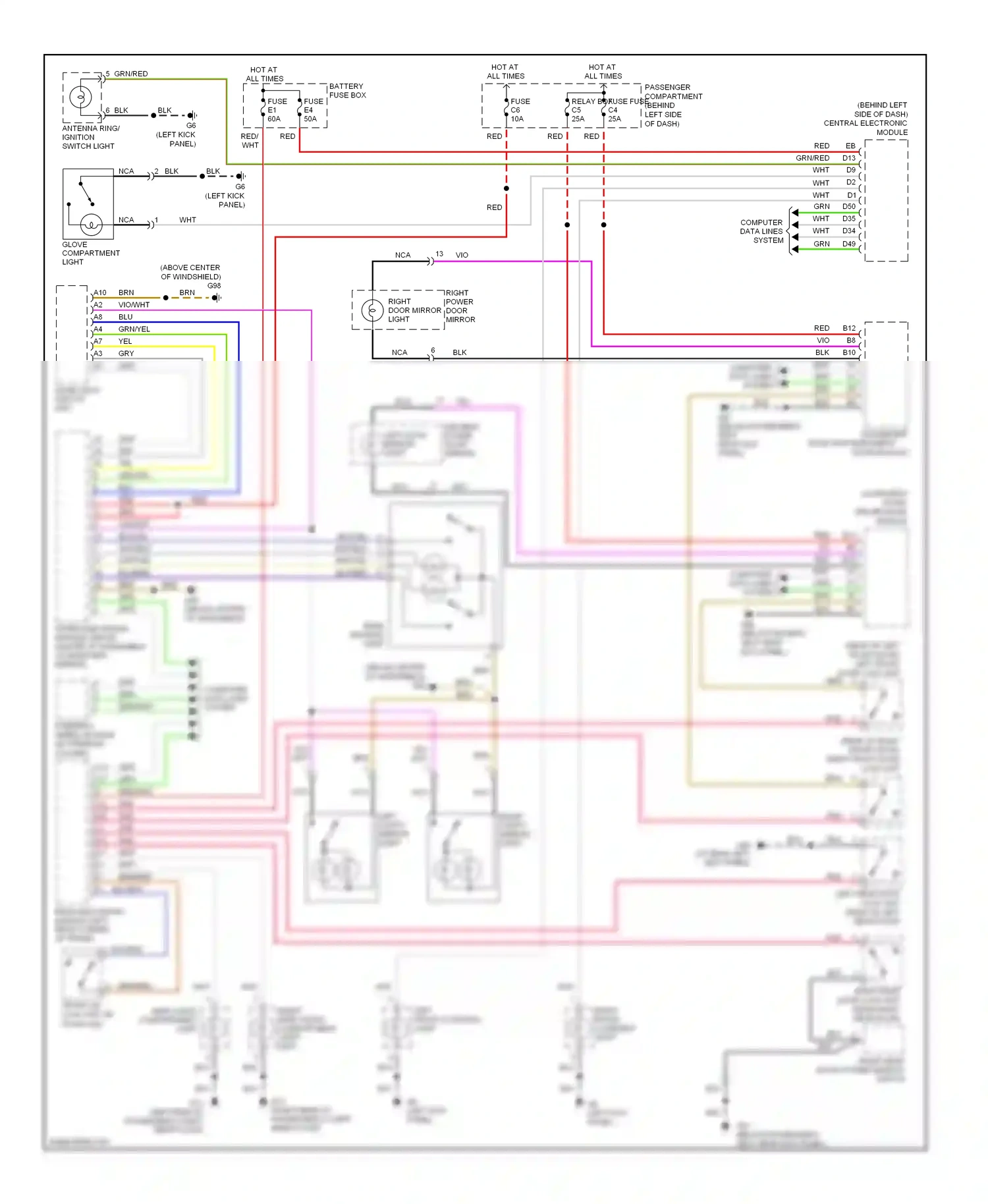 Wiring diagram gry for Volvo S60 I facelift (2004-2009) (11 of 29)