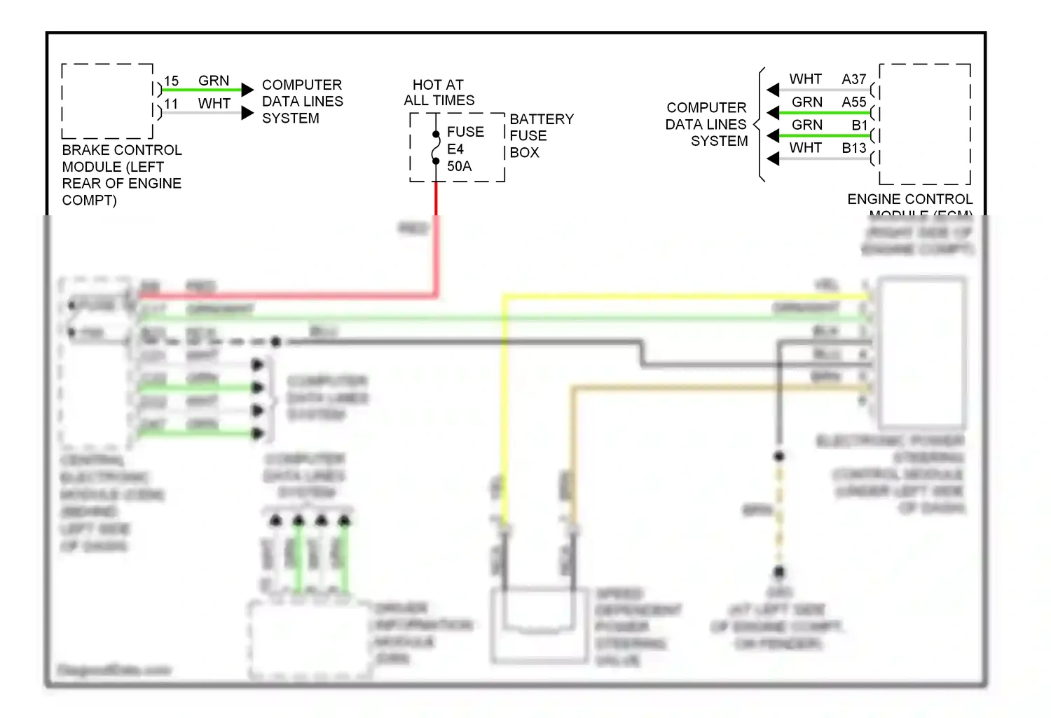 Wiring diagram nca for Volvo S60 I facelift (2004-2009) (7 of 38)