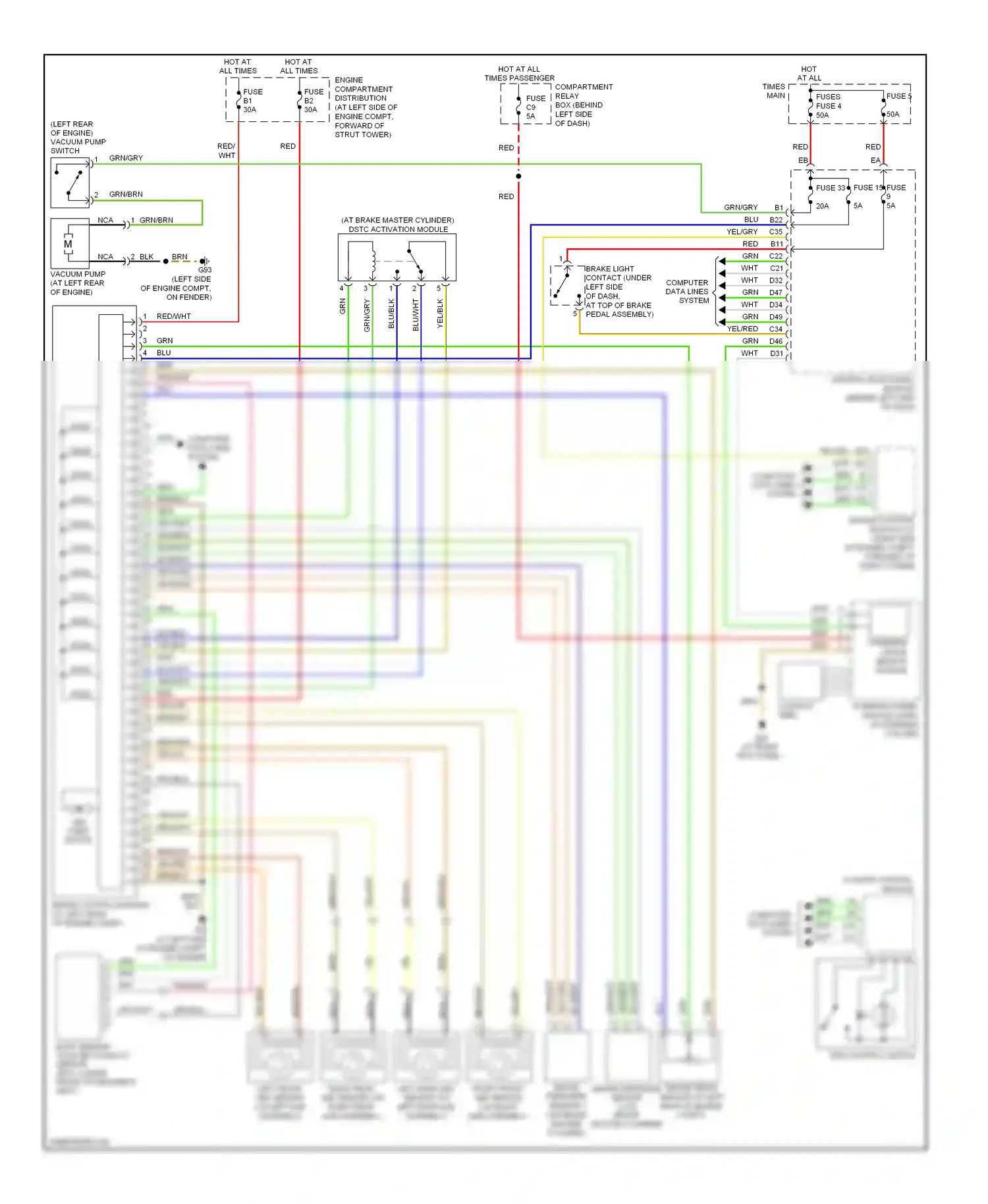 Wiring diagram nca for Volvo S60 I facelift (2004-2009) (1 of 38)
