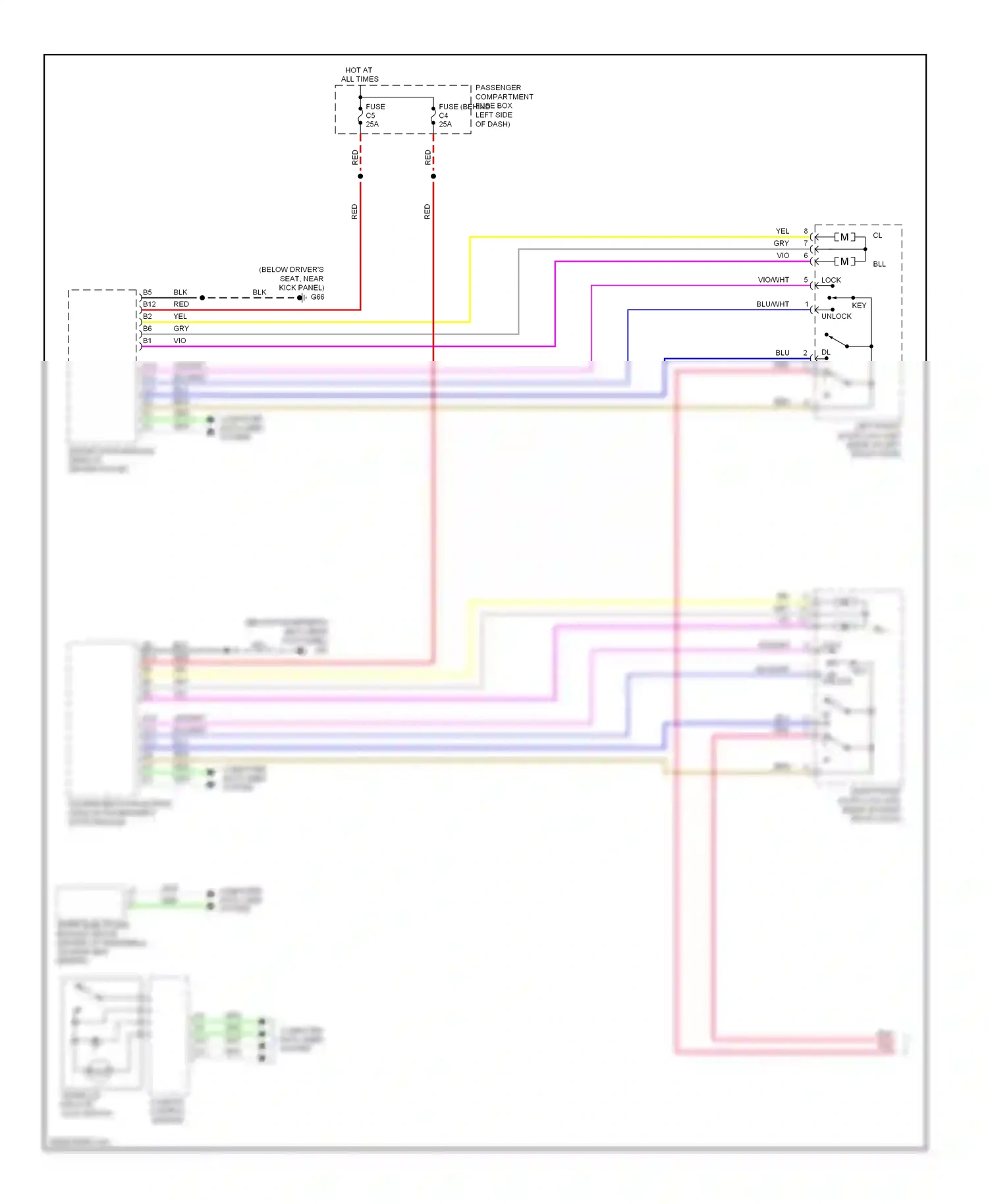 Wiring diagram red for Volvo S60 I facelift (2004-2009) (39 of 55)