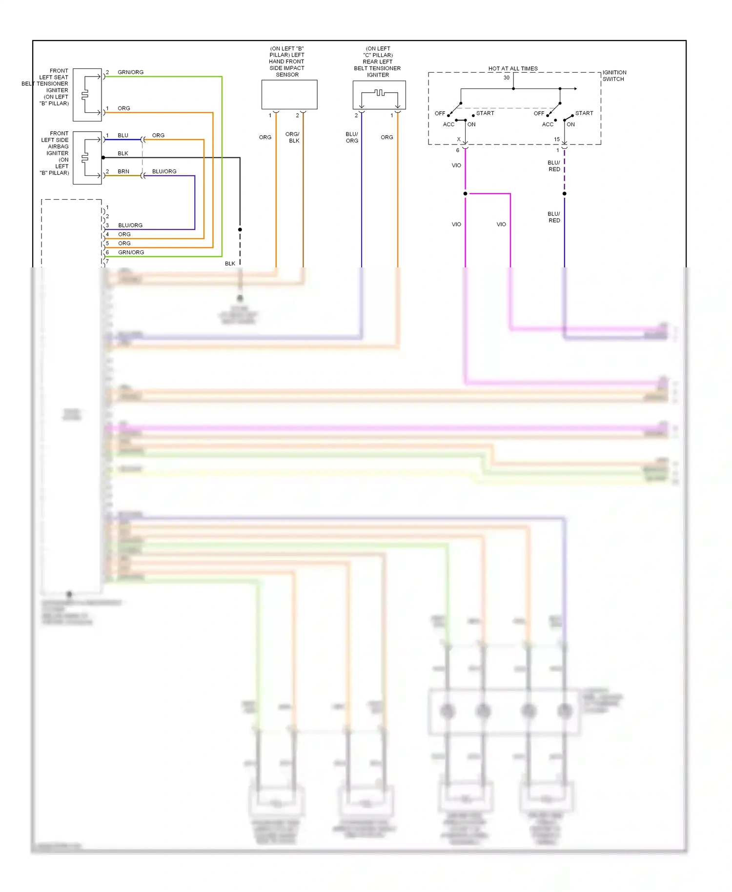 Wiring diagram solid state for Volvo S60 I facelift (2004-2009) (7 of 9)